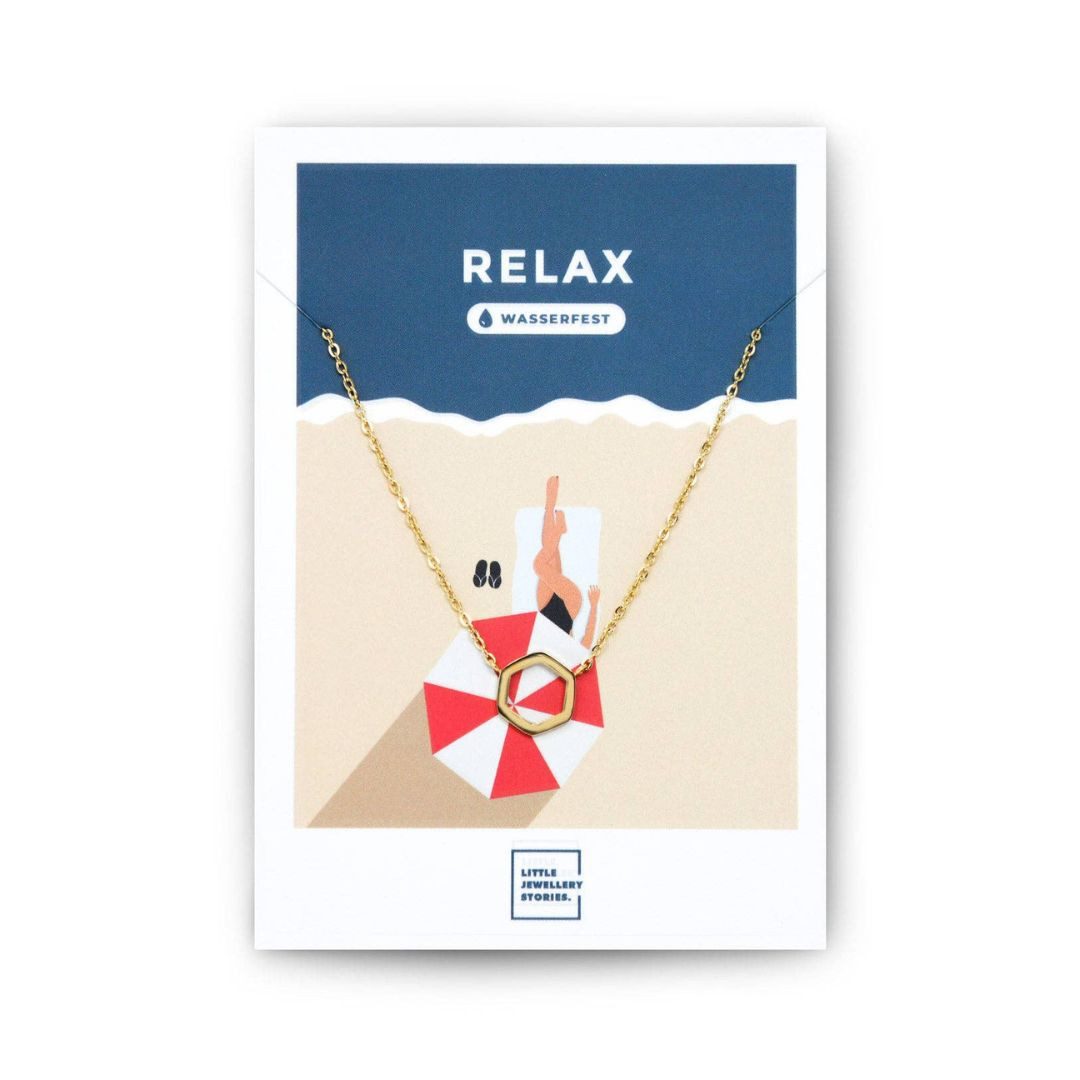 Charm-Kette Damen Halskette gold