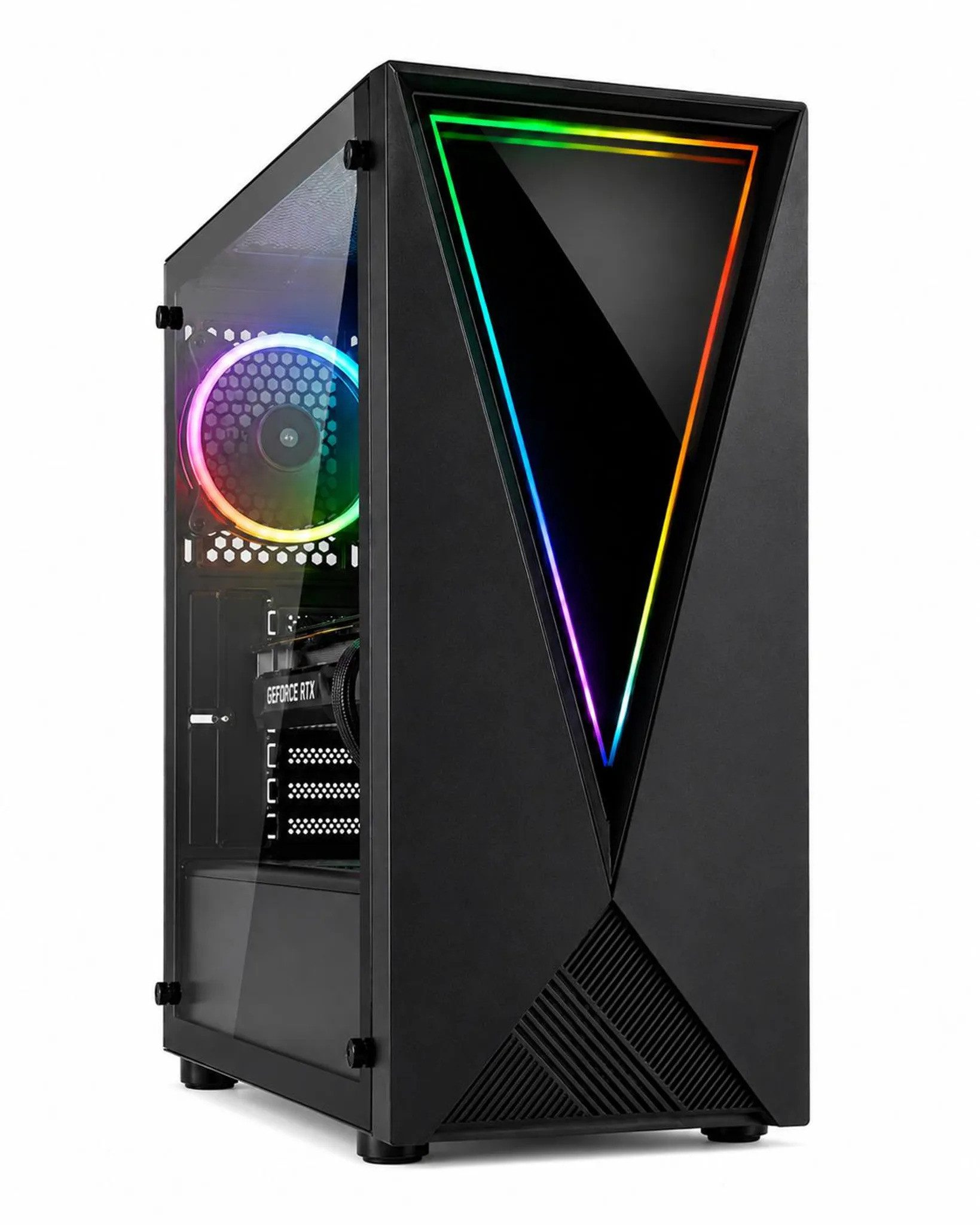 Cyber Titan CyberTitan VENOM mit, Ryzen 7 5700X, RTX 5060, Win 11 Pro Gaming-PC (AMD AMD Ryzen 7 5700X 5700X, RTX 5060, 16 GB RAM, 512 GB SSD, (RGB-Beleuchtung, dedizierte Grafikkarte)