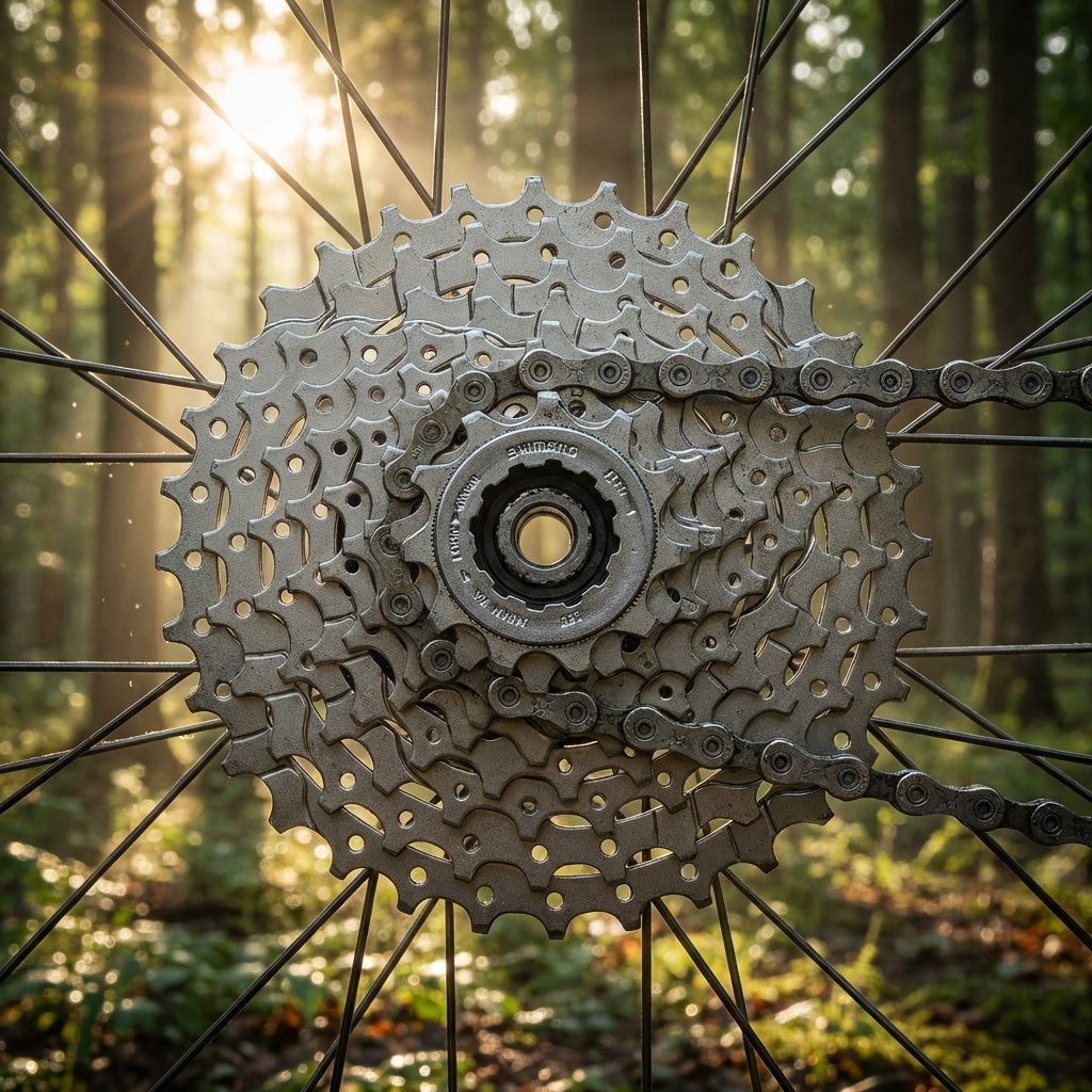 Zahnkranz SHIMANO Kassette ALIVIO CS-HG400 9-fach 11-32Z Kassette - 9-fach Abstu
