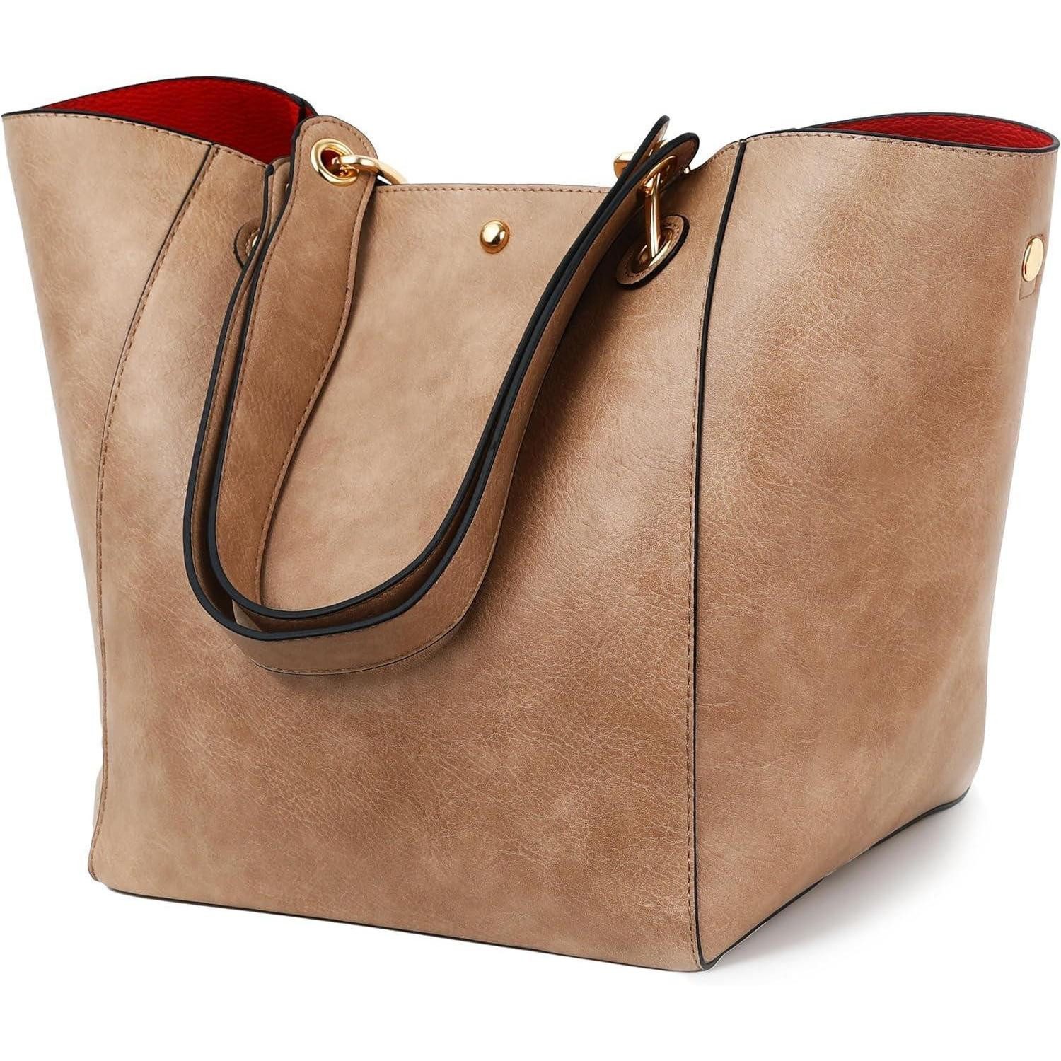 LuxusKollektion Shopper Tasche Damen Leder Shopper Henkeltasche Schultasche günstig online kaufen