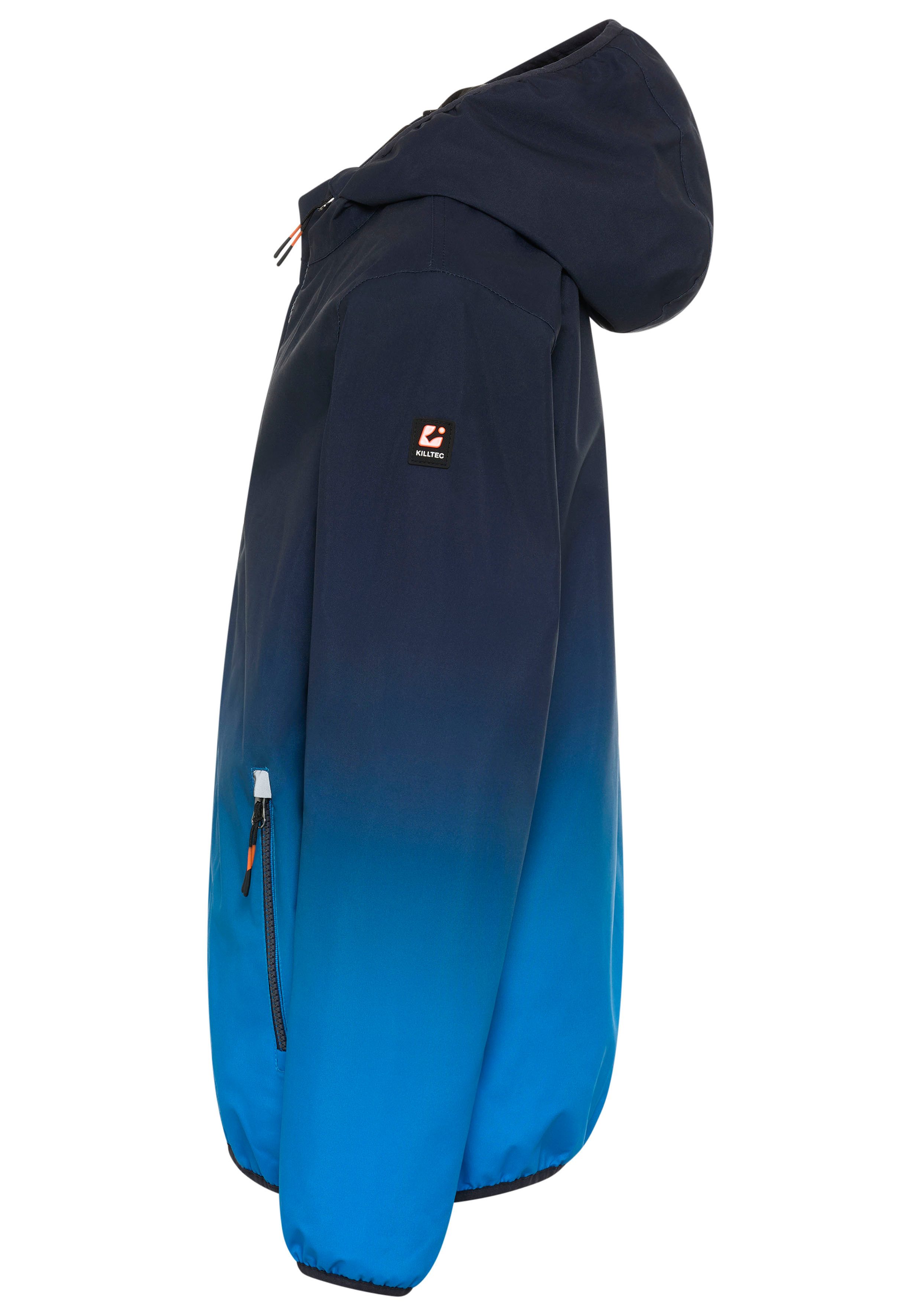 Killtec Regenjacke BOYS REGENJACKE OT für Kinder, mit Eingrifftaschen, wasser- & winddicht – Bild 4 von 4