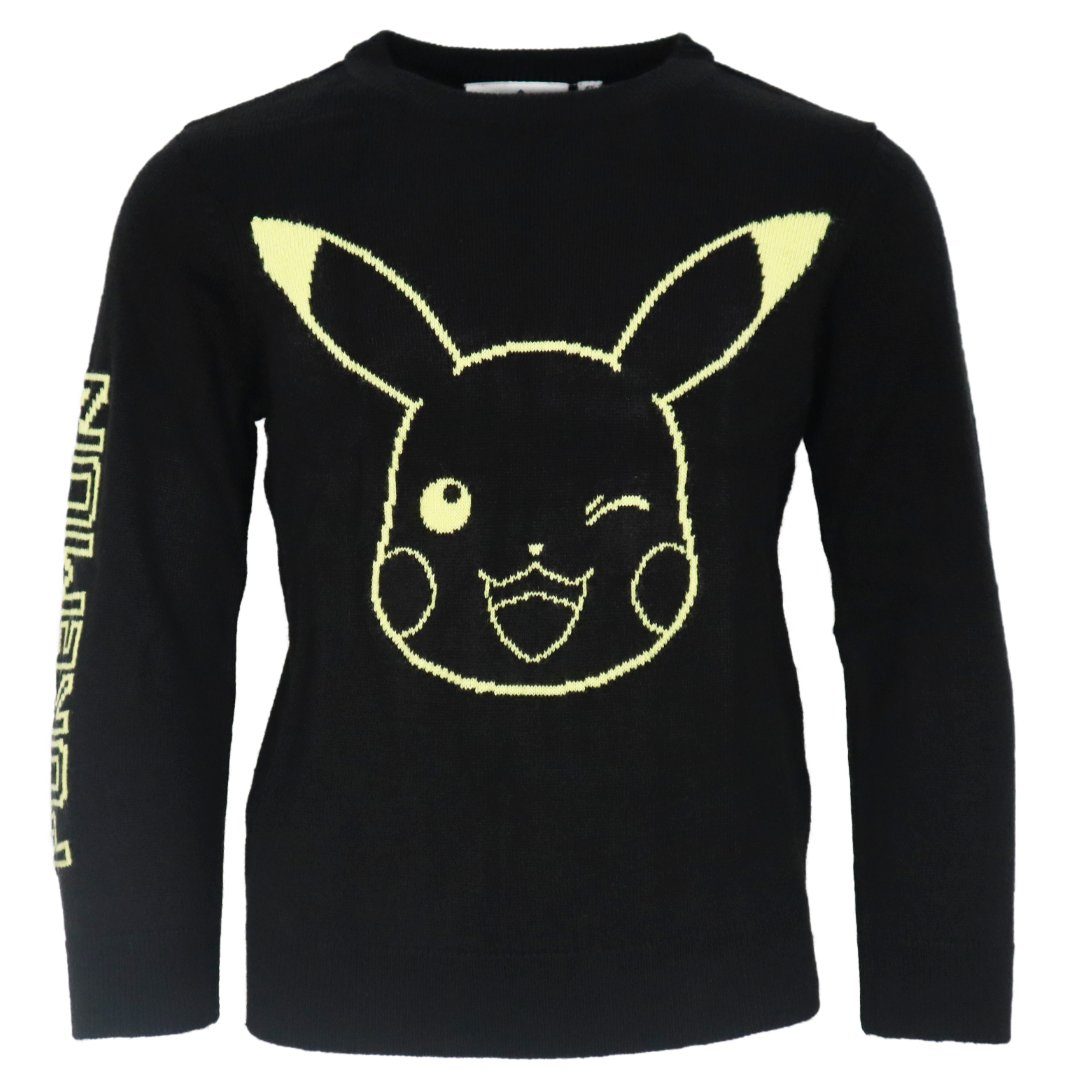 POKÉMON Sweater Pokemon Pikachu Kinder Jungen langarm Pulli Пуловеры Gr. 116 bis 152