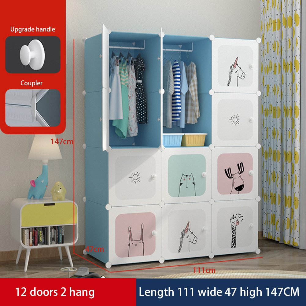 GarveeMore Kinderkleiderschrank Kinderkleiderschrank Kinderregal Schuhregal günstig online kaufen
