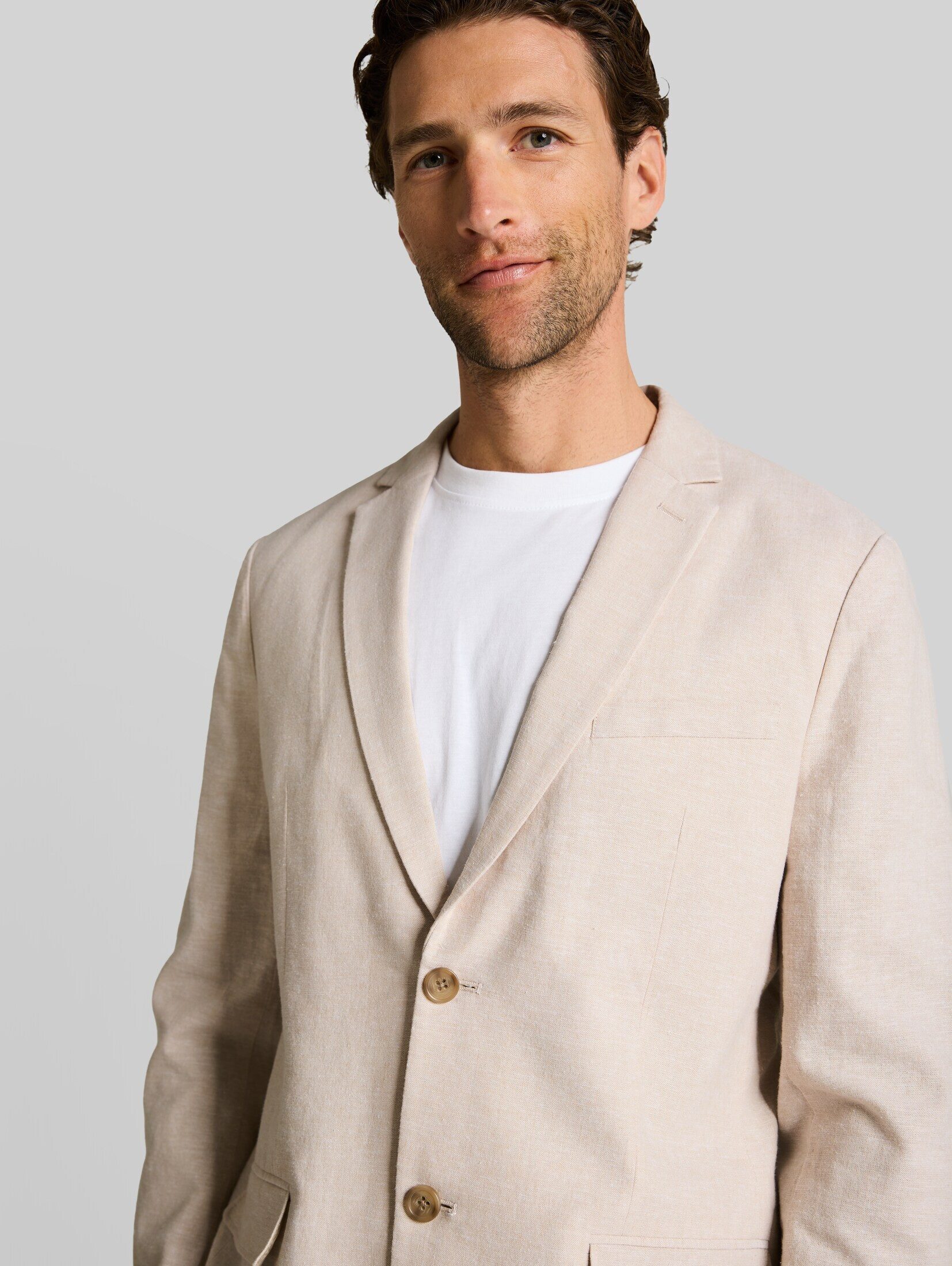 TOM TAILOR Sakko Blazer Sakko mit Leinenanteil – Bild 4 von 5