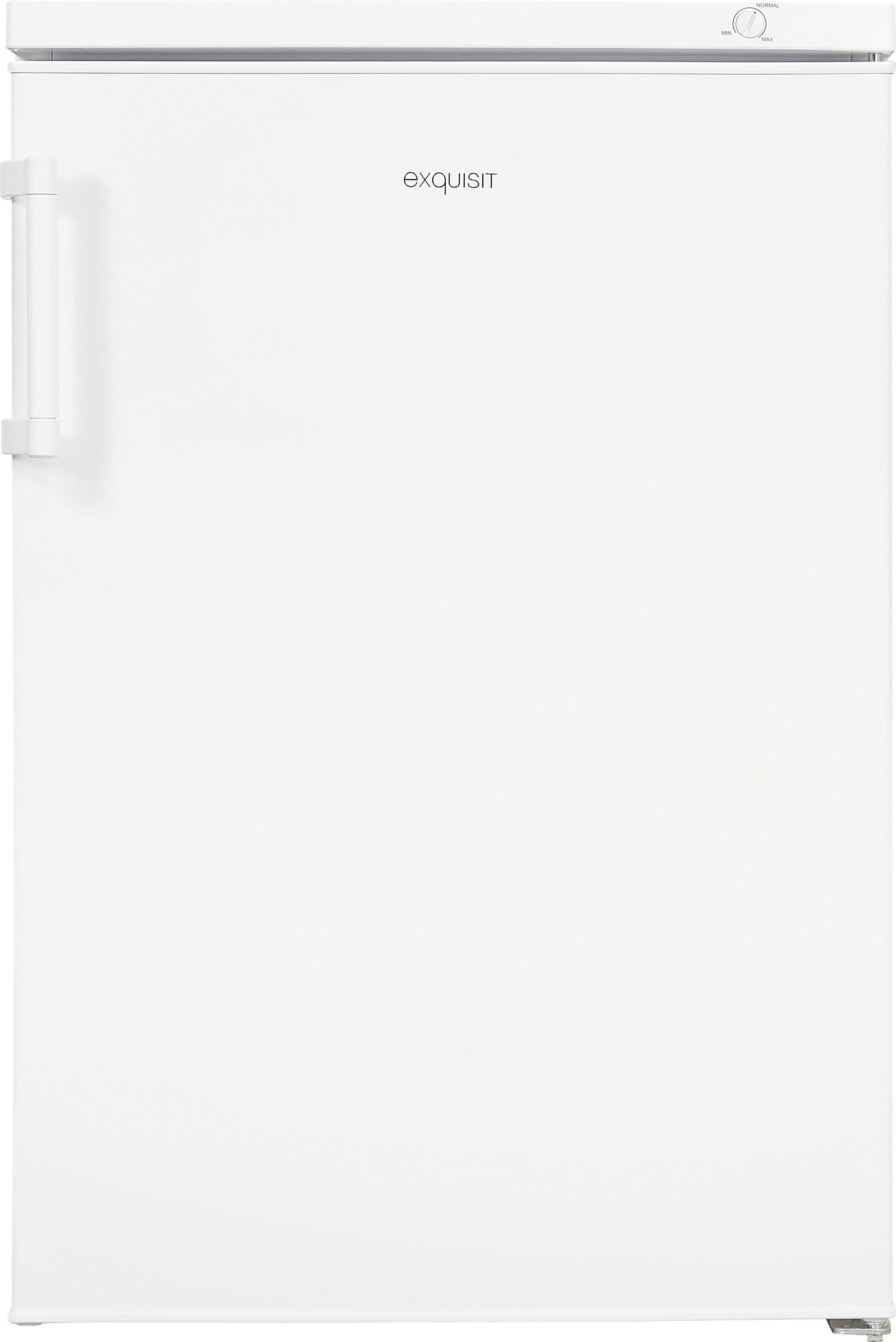exquisit Gefrierschrank GS81-H-010E, 84,5 cm hoch, 56 cm breit,  Gefrierschubladen - transparent für einen besseren Überblick