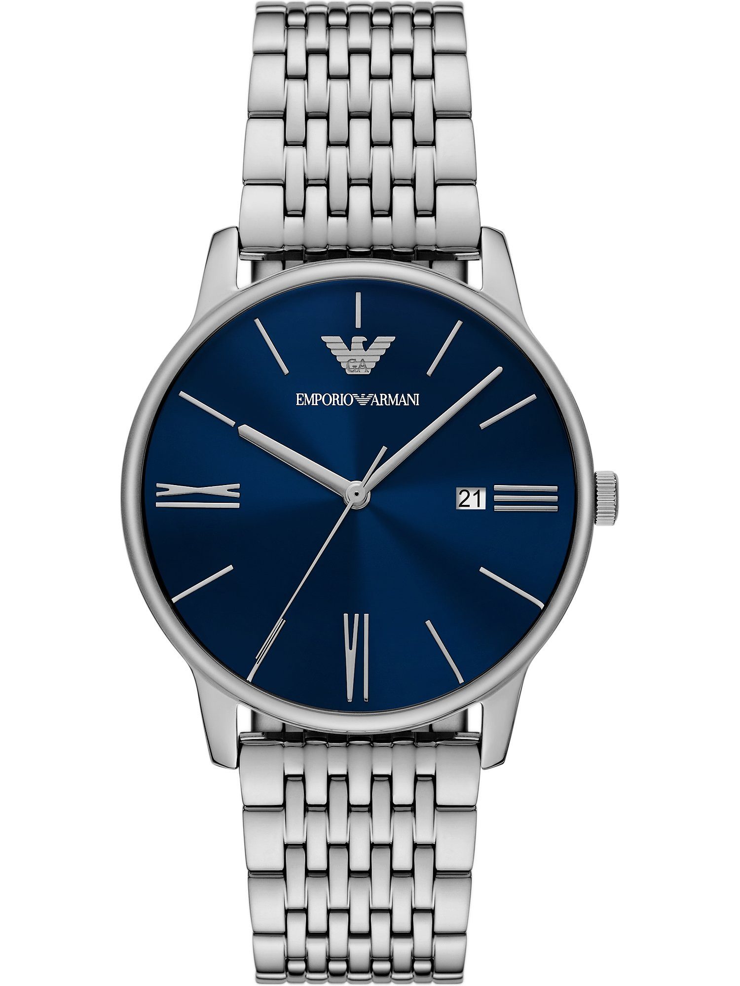 Emporio Armani Quarzuhr Emporio Armani Herren-Uhren Analog Quarz, Klassikuh günstig online kaufen