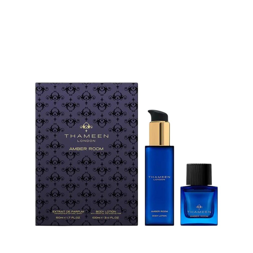 Thameen Duft-Set Amber Room Gift Set: Extrait de Parfum 50ml - Body Lotion 100ml