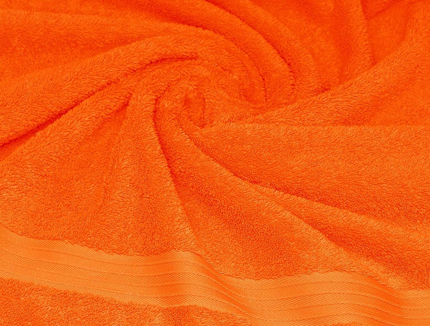 Frottee 50x100 Handtücher Frottee cm orange (2-St), Linz, Lashuma Handtücher