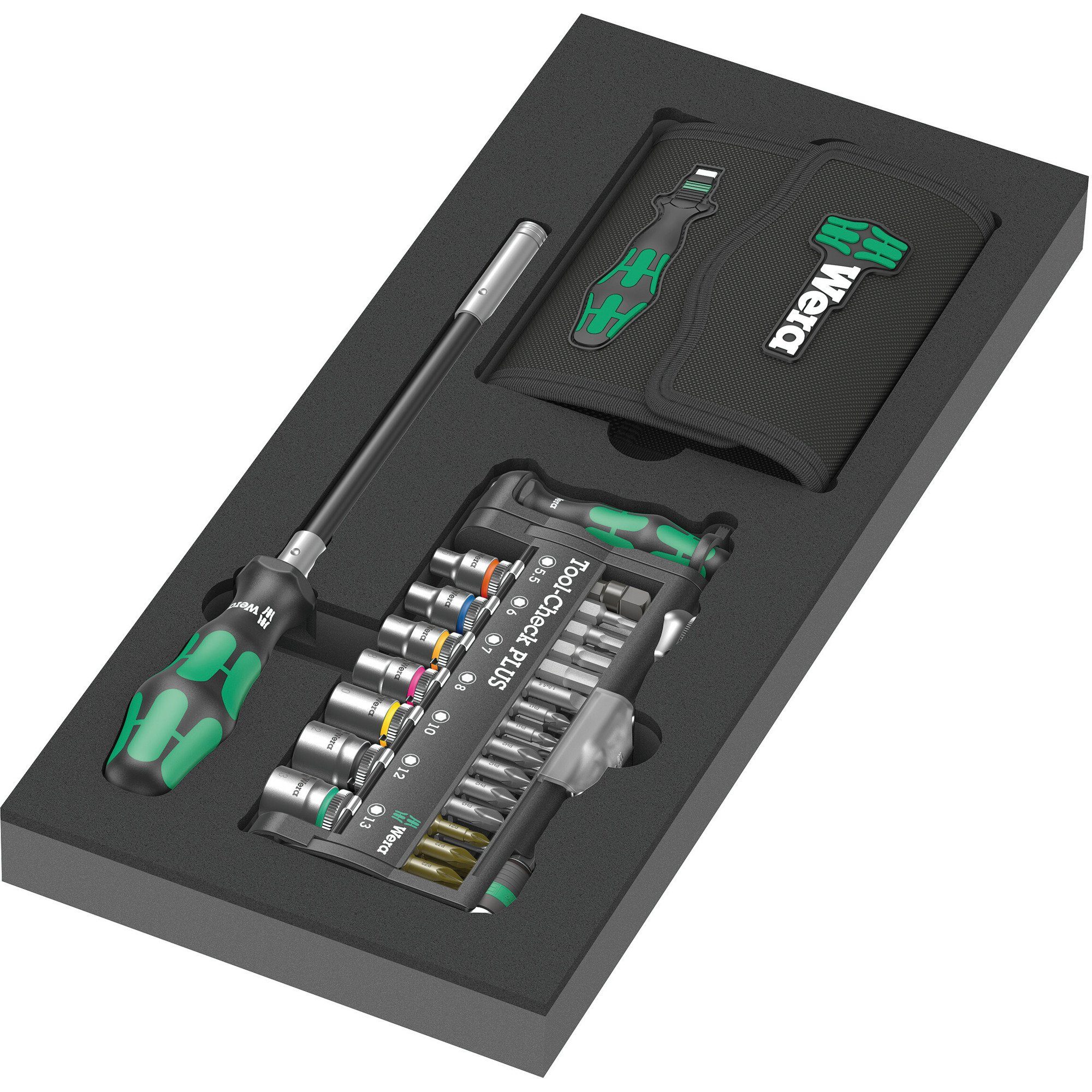 Wera Werkzeugset Wera 9750 Kraftform Kompakt und Tool-Check PLUS