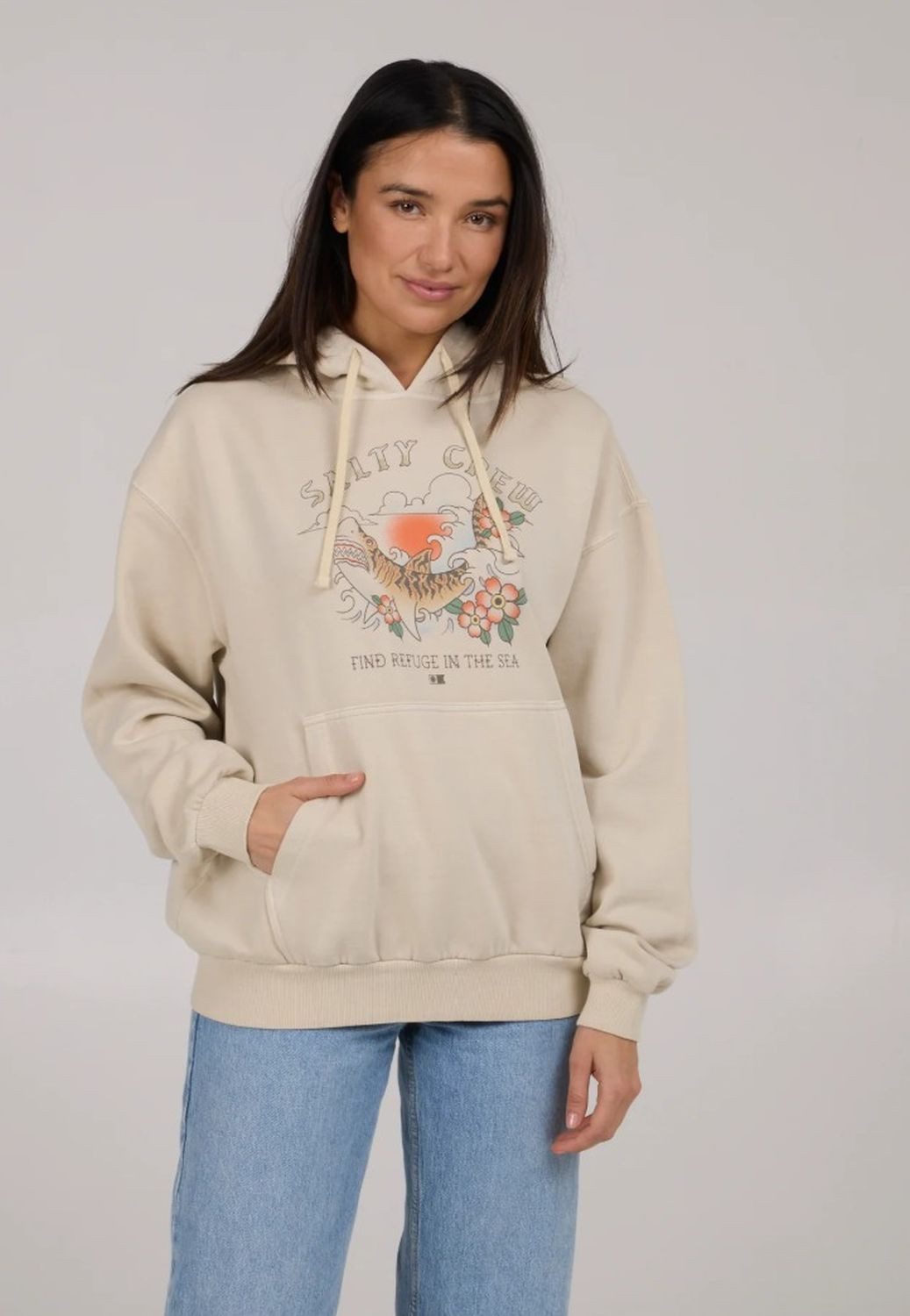 Sweatshirt Salty Crew Pullover Hopper Hoody Offwhite
