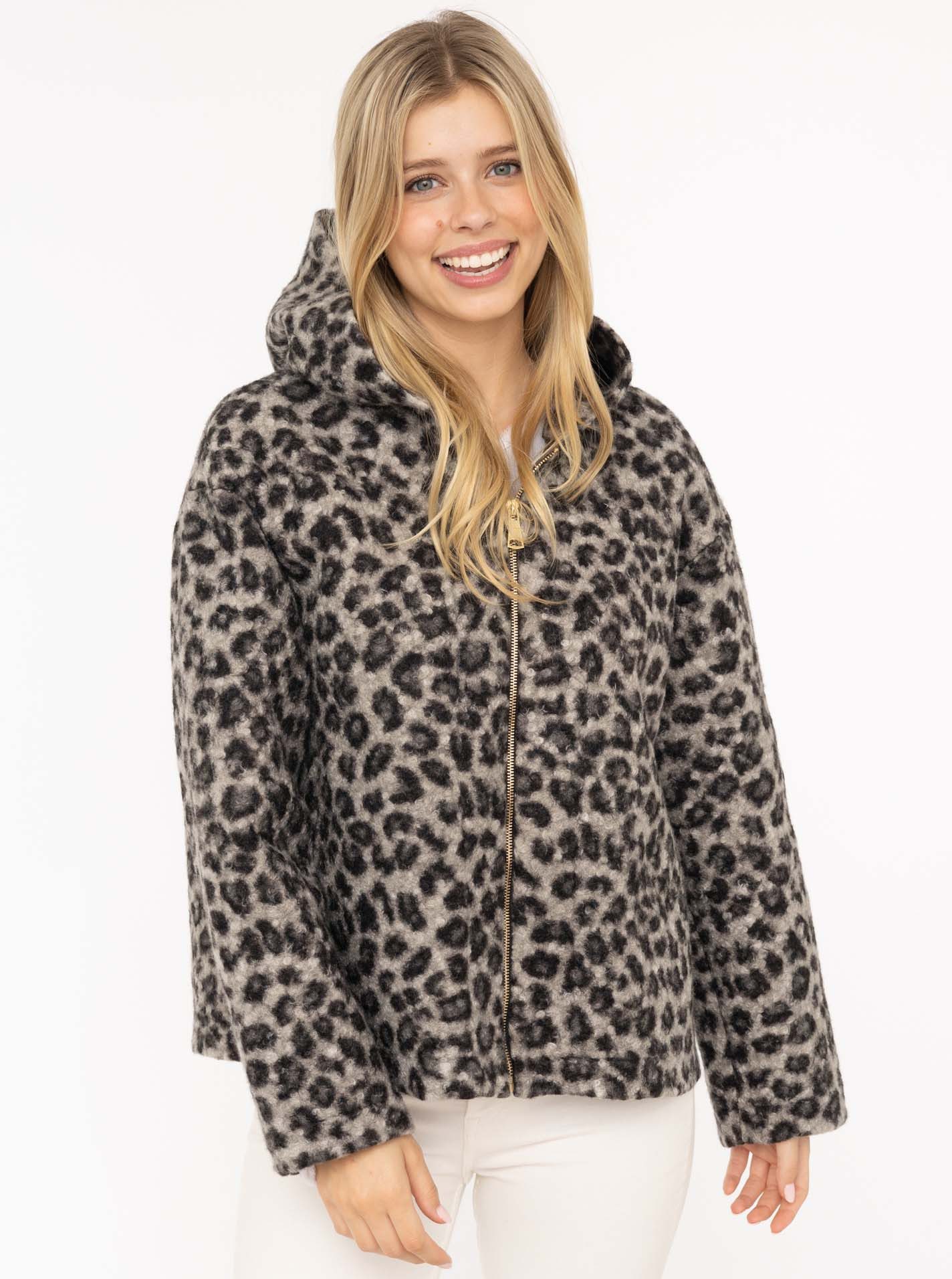 Zwillingsherz Kurzjacke "Fur" Kapuze, Reißverschluss, Seitliche Taschen günstig online kaufen