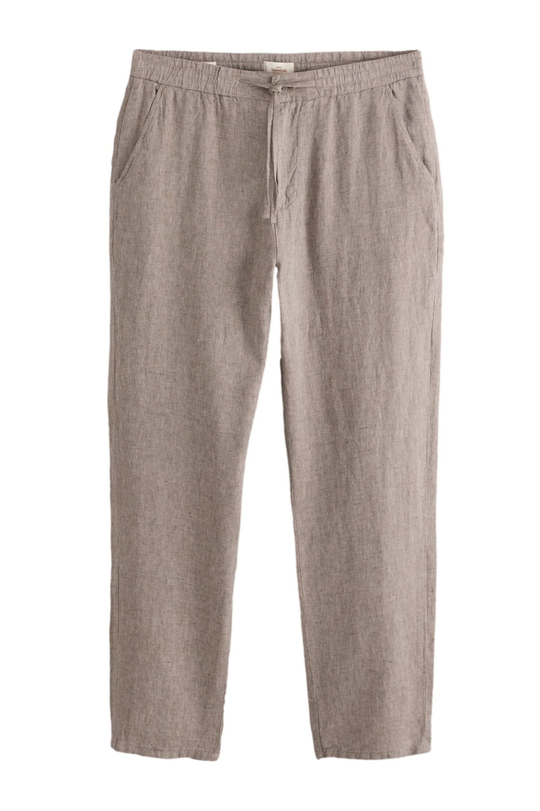 Next Dehnbund-Hose Signature Regular Fit Leinenhose mit Elastikbund (1-tlg)