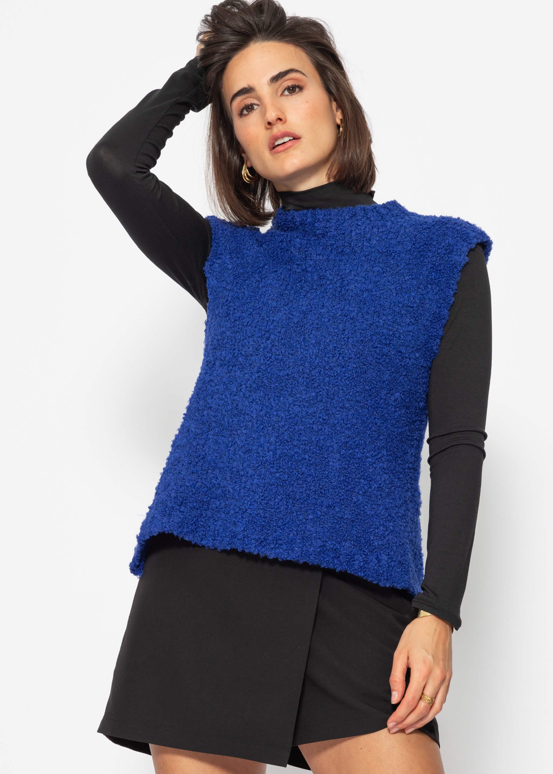 SASSYCLASSY Pullunder Lockerer Pullunder aus weichem günstig online kaufen