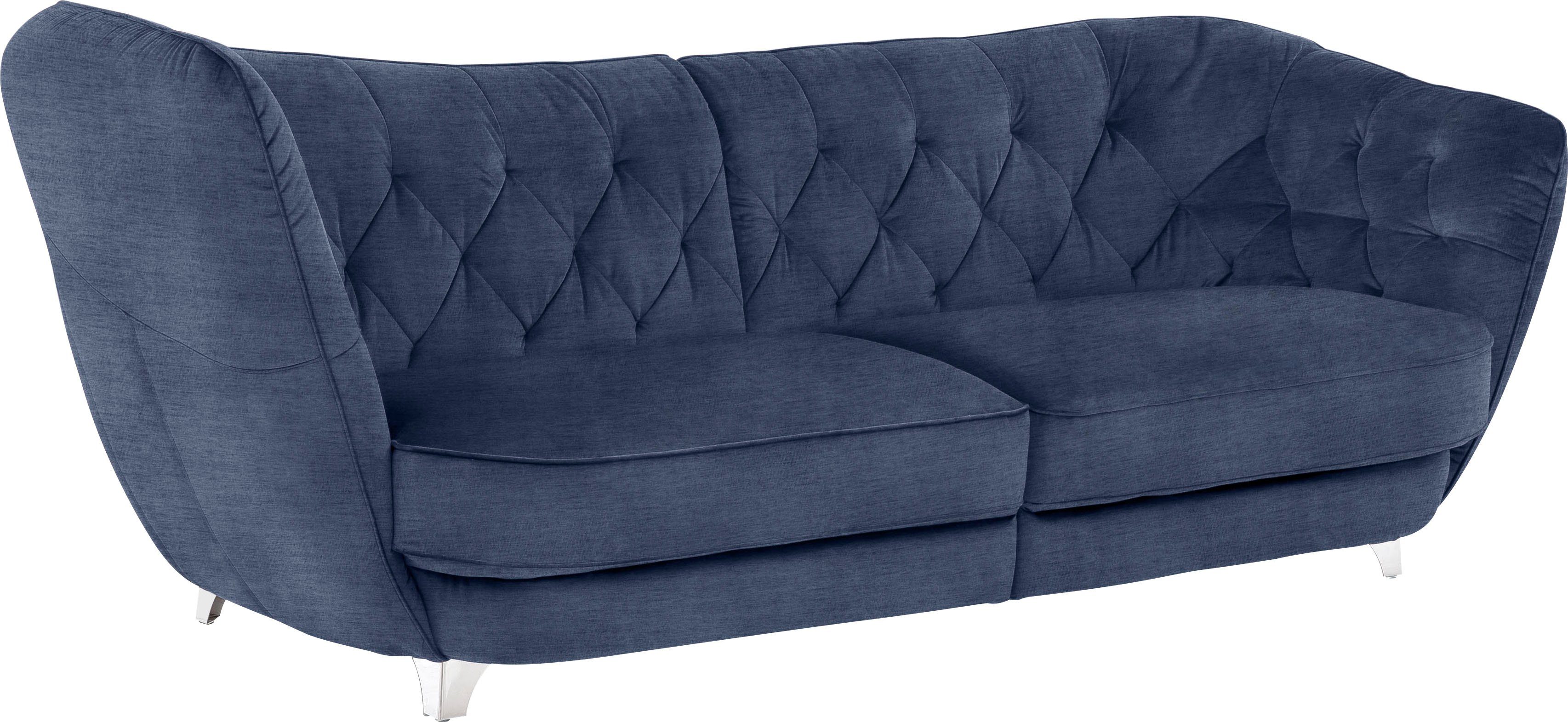 Leonique Big-Sofa Retro, stylischer Hochlehner