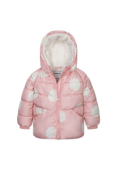 MINOTI Winterjacke Pufferjacke mit Punkten (3m-3y)