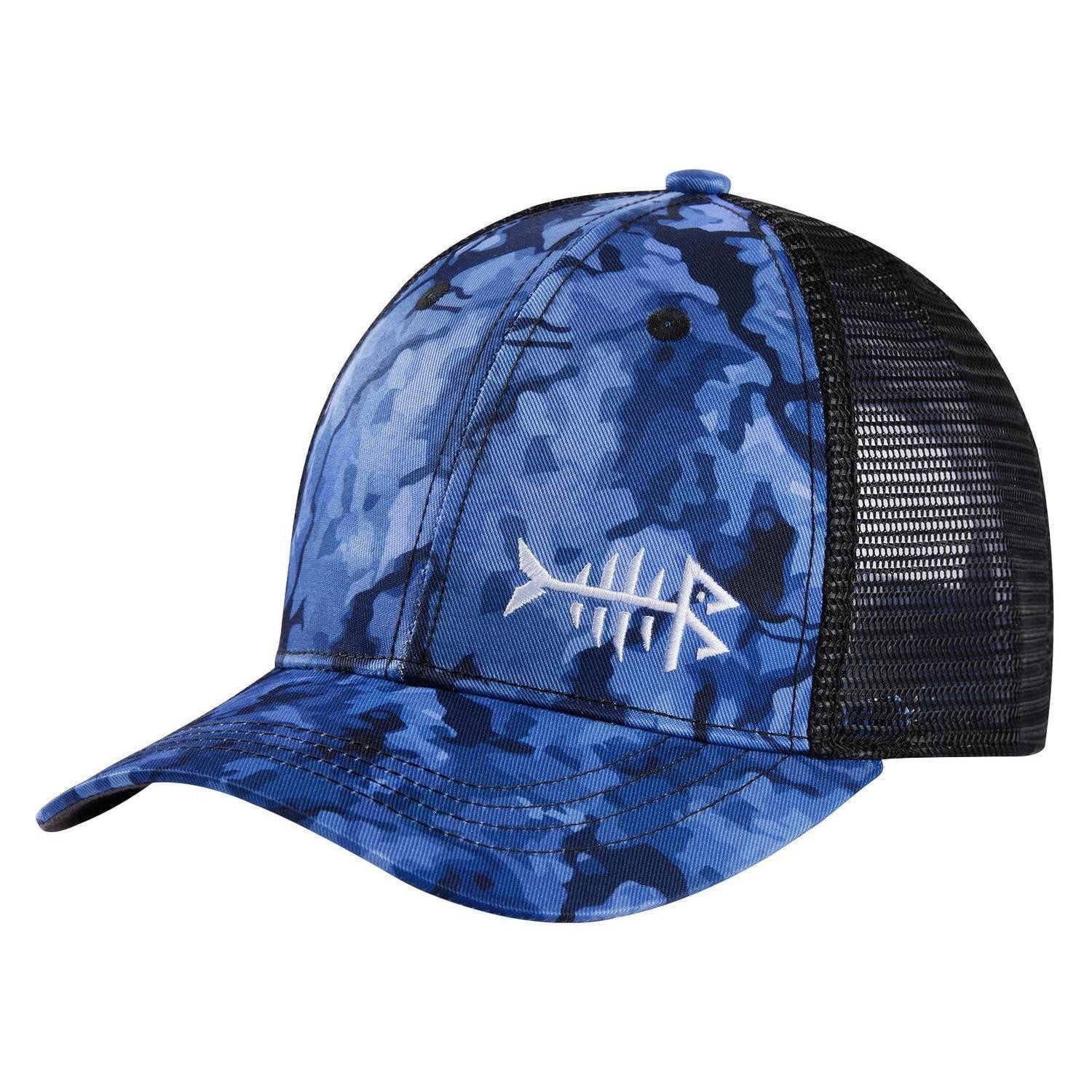 Baseball Cap Baseballkappe Angelhut Mesh Rückseite Einheitsgröße Blue Black Camo