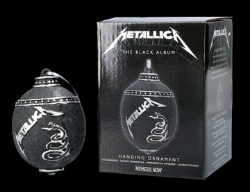 Figuren Shop GmbH Christbaumschmuck Christbaumschmuck - Metallica Black Album - Christbaumkugel Weihnachtsbaum (1-tlg)