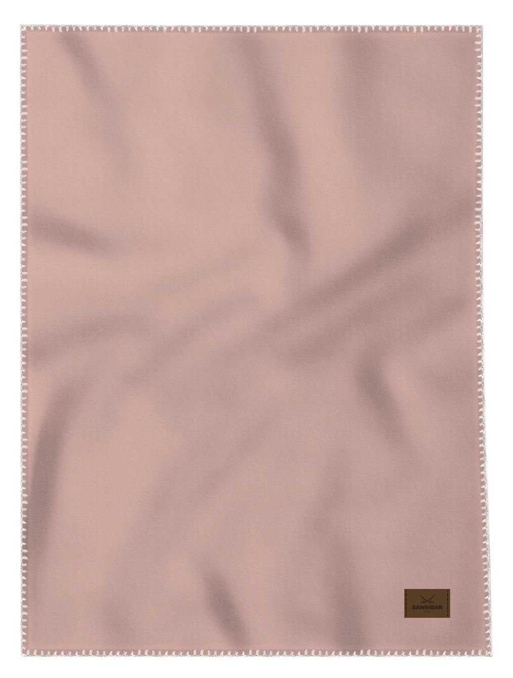 Wohndecke Wohndecke SANSIBAR rose BL 150x200 cm rosa Decke Kuscheldecke, Sansibar Sylt
