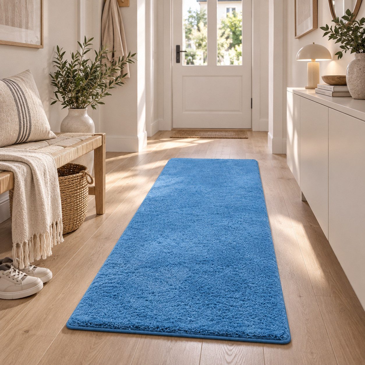 Snapstyle Läufer Hochflor Shaggy Läufer Teppich Palace, Rechteckig, Höhe: 36 mm