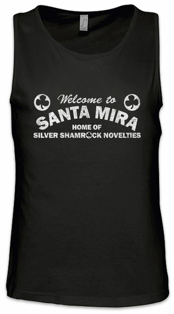 Tanktop Santa Mira Ärmelloses T-Shirt Road Zeichen Sign Insignia Logo Company