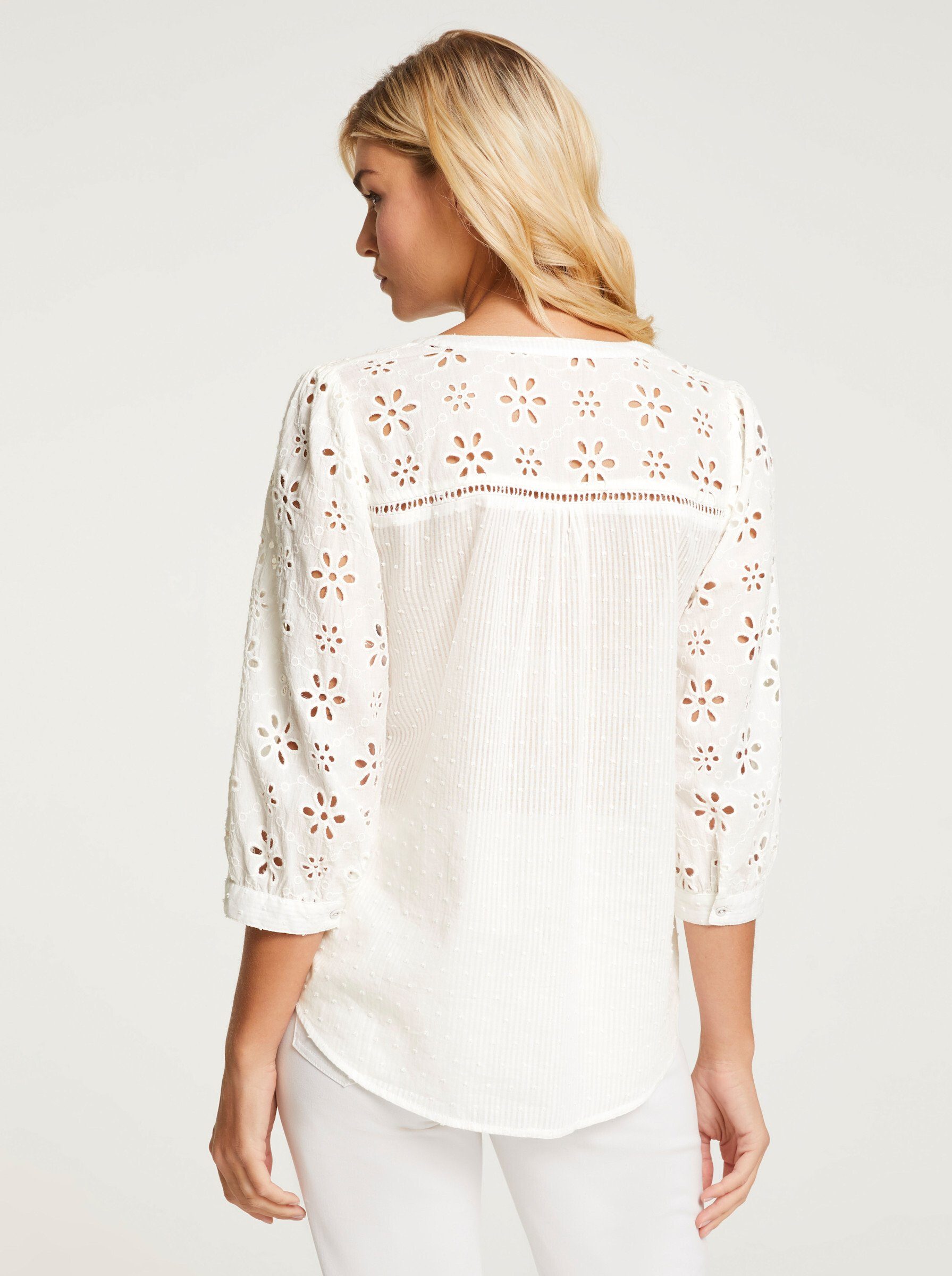 heine Klassische Bluse Bluse 3/4-Arm