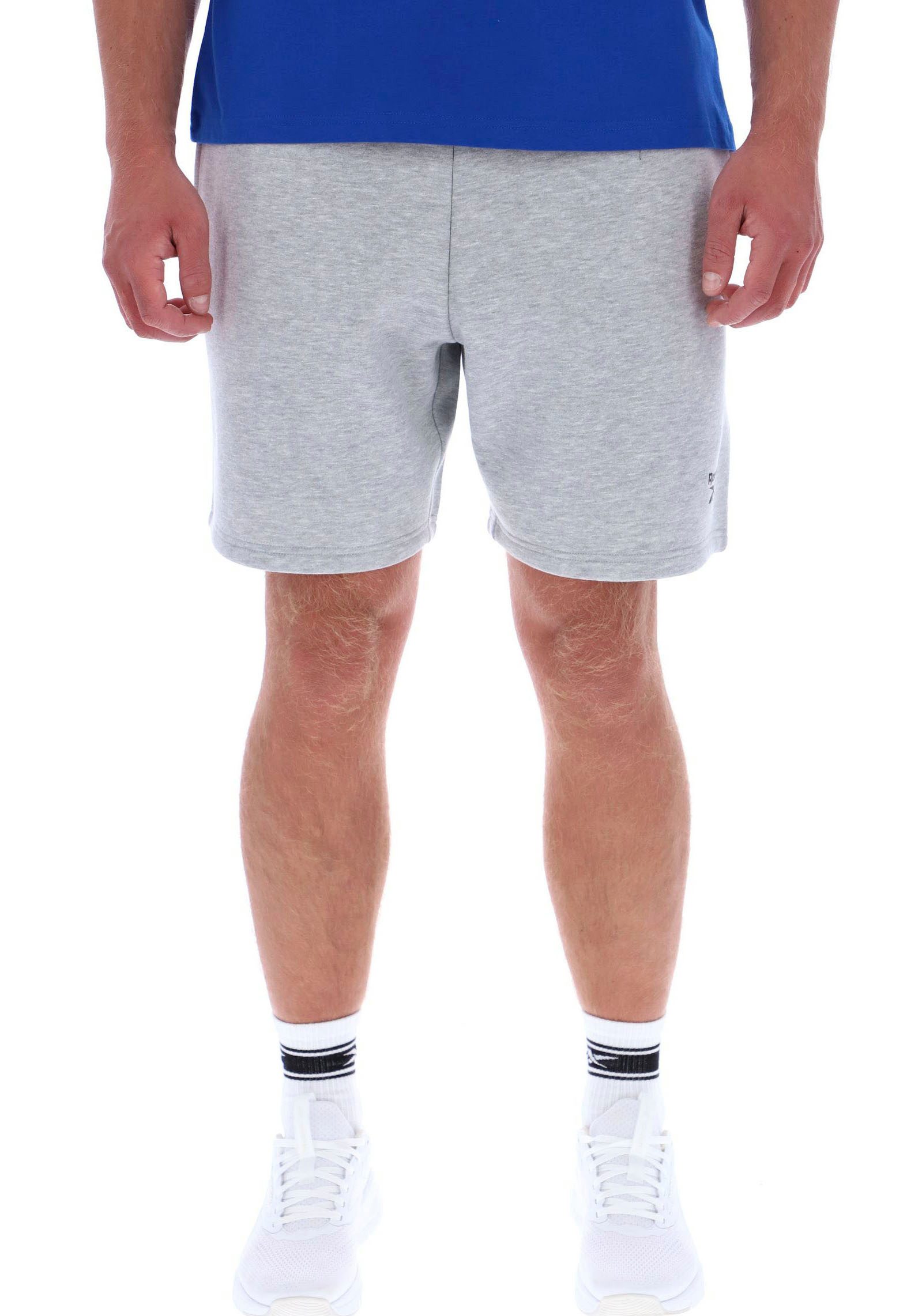 Reebok Sweatshorts MARCUS SMALL LOGO FLEECE SHORTS lockere Passform, mit elastischem Bund, sportlicher Stil