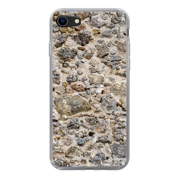 MuchoWow Handyhülle Mittelalterliche antike Steinmauer Handyhülle Apple iPhone SE (2020) Smartphone-Bumper Print Handy