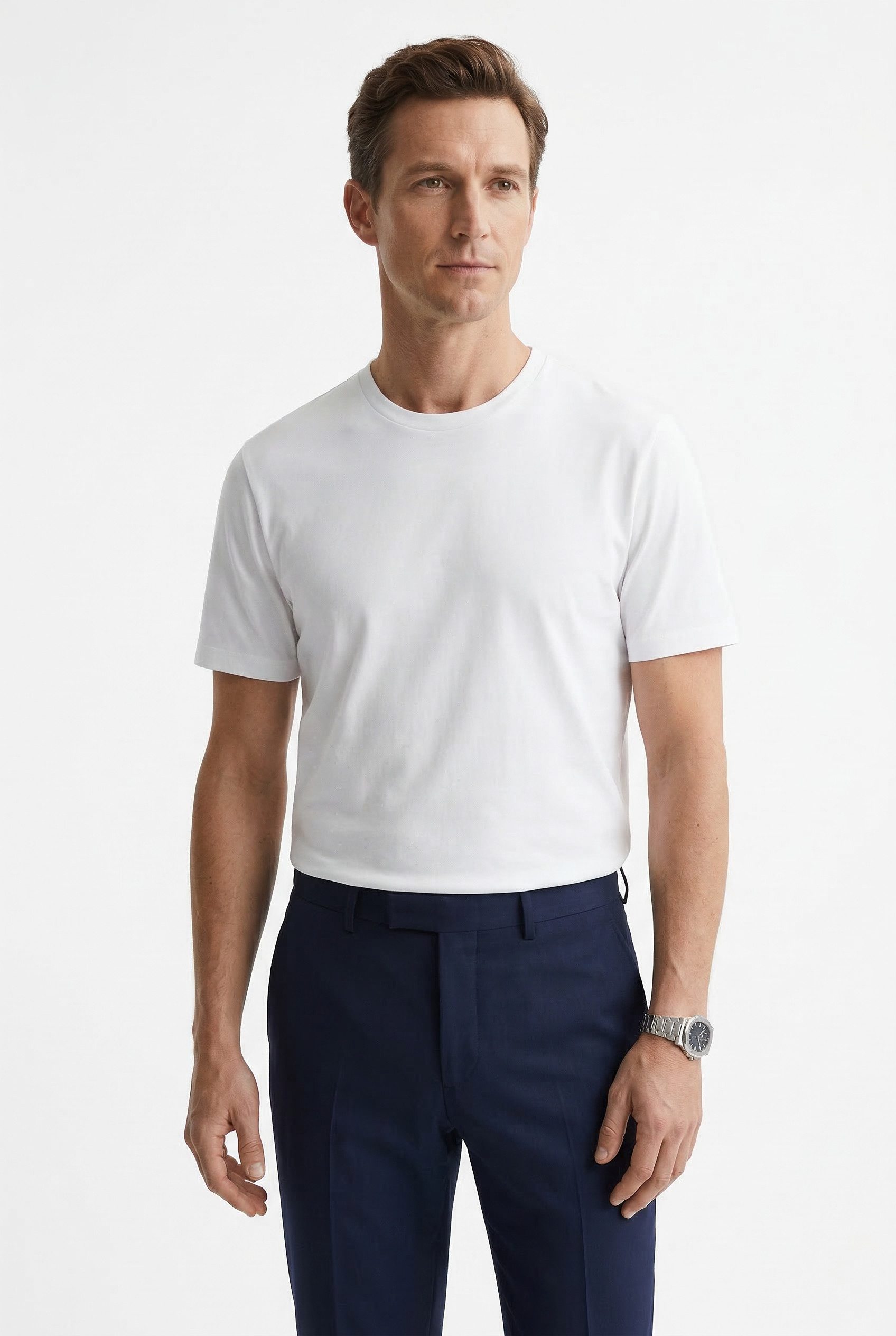 Cinque T-Shirt CIDEN aus Baumwolle, Rundhals