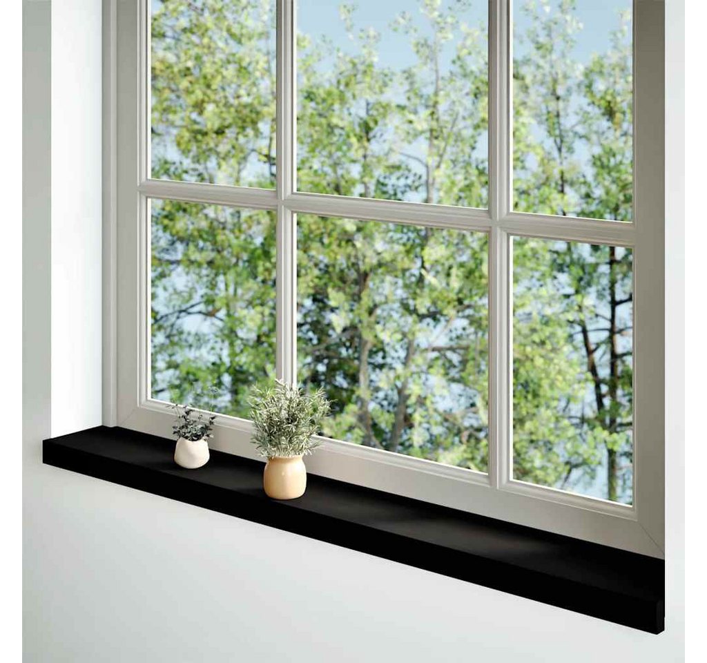 Thumbnail - vidaXL Fensterbank Fensterbänke 2 Stk. Dunkelbraun 140x15x2 cm Massivholz Eiche