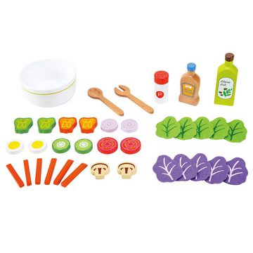 New Classic Toys® Spielzeug-Polizei Einsatzset Salat Set aus Holz für Kinder Holzspielzeug Kinderküchen-Zubehör