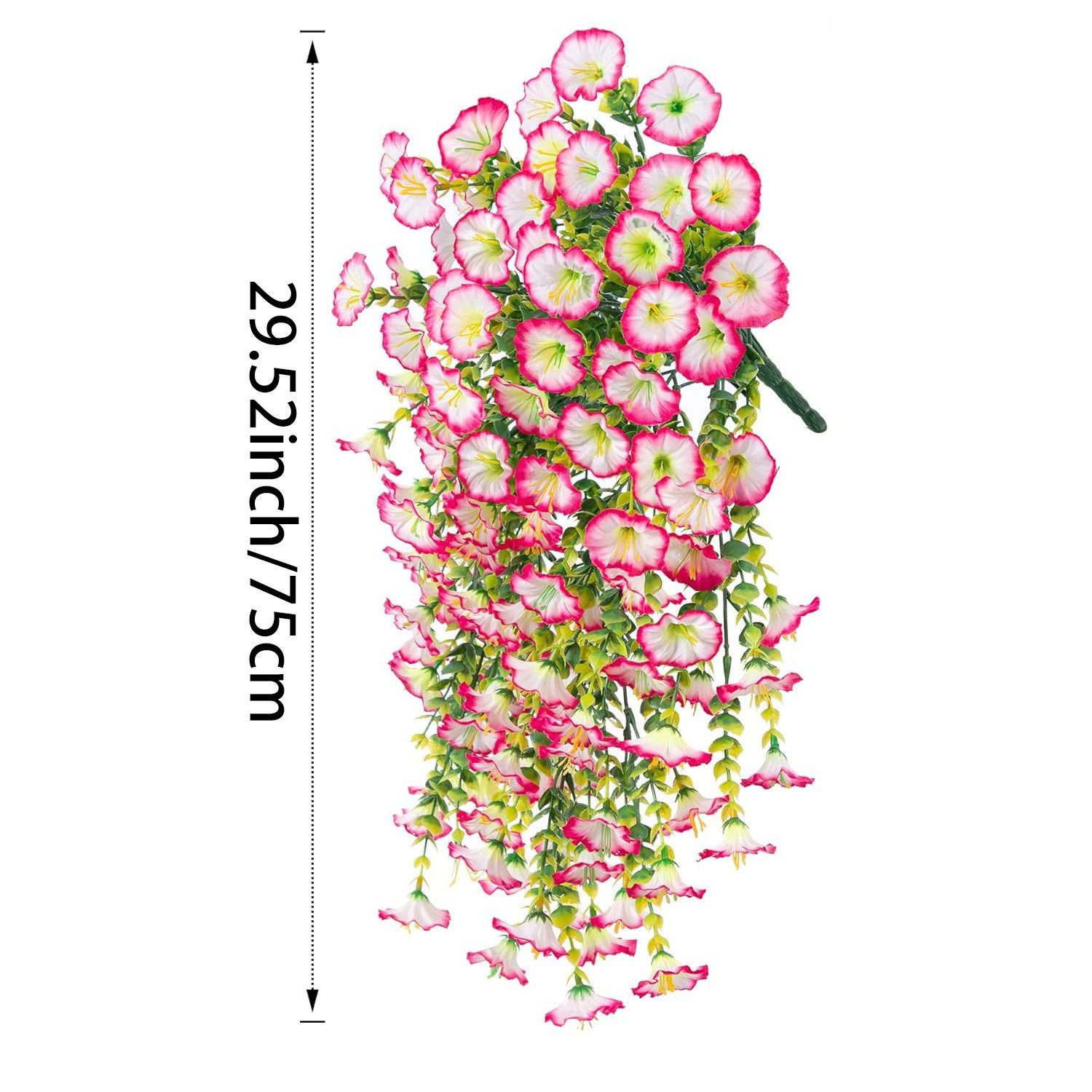 Kunstblumenstrauß 2 Stück Künstlich Hängende Blumen, Kunstblumen Veilchen Hängend, Minicloss