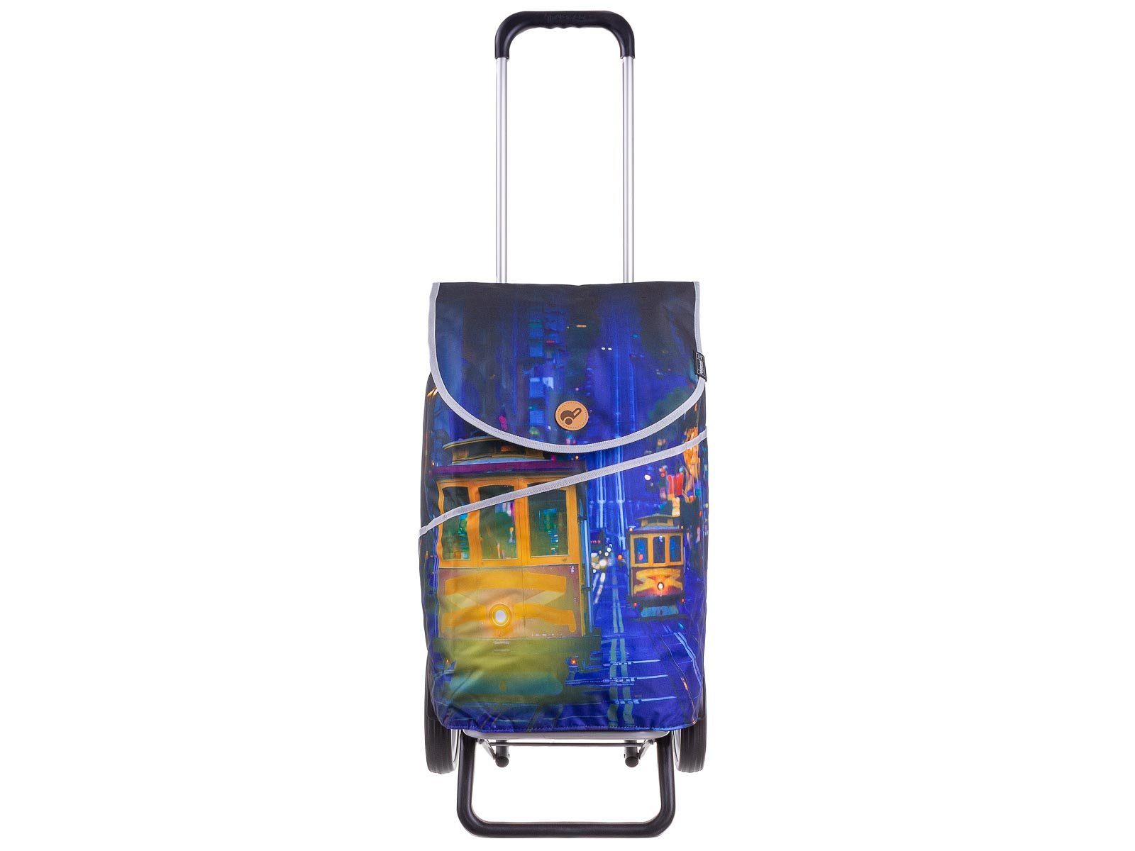 Andersen Einkaufstrolley Ali Star Shopper Mix, 46 l, Reflektoren A09 Straßenbahn