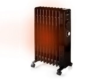 Domo Ölradiator, 2000 W, Elektro Heizkörper 9 Rippen mobile Elektroheizung leise Heizradiator