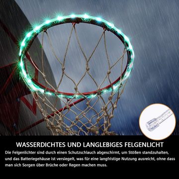 Houhence Basketballkorb LED-Basketballkorb-Lichter, Fernbedienung, Basketball-Rand, LED-Licht