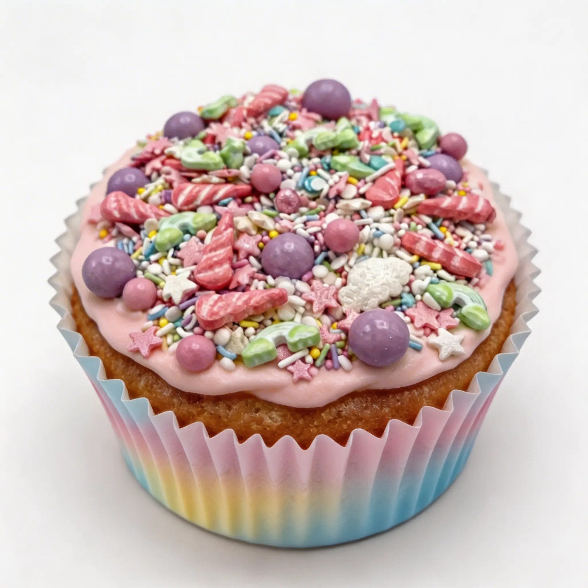 little Birthday Muffinform Back Box Einhorn mit Backmischung, Schokoglasur und Streusel, (Set), Back Set, Geburtstag, alles aus einem Set