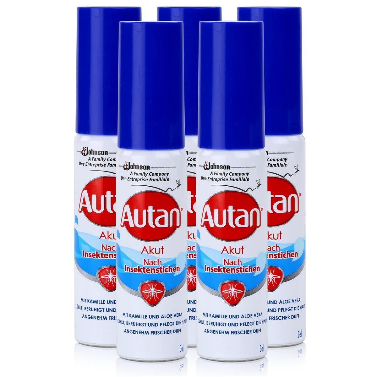 Autan Insektenspray Autan nach Insektenstichen AKUT 25ml Gel - mit Kamille und Aloe Vera (