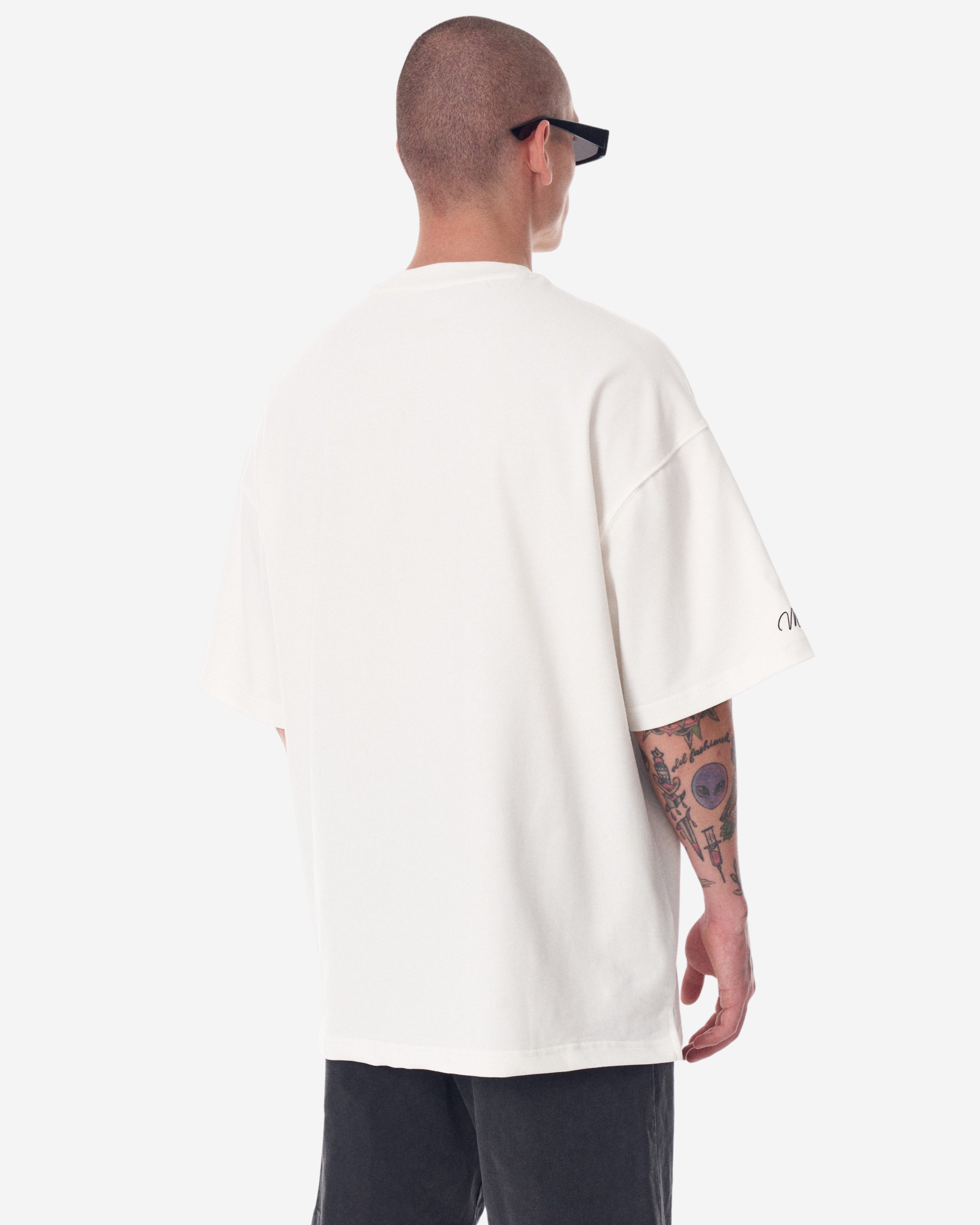Martin Valen T-Shirt Groß Martin Valen 3D-Druck Weißes T-Shirt für Arme und Brust