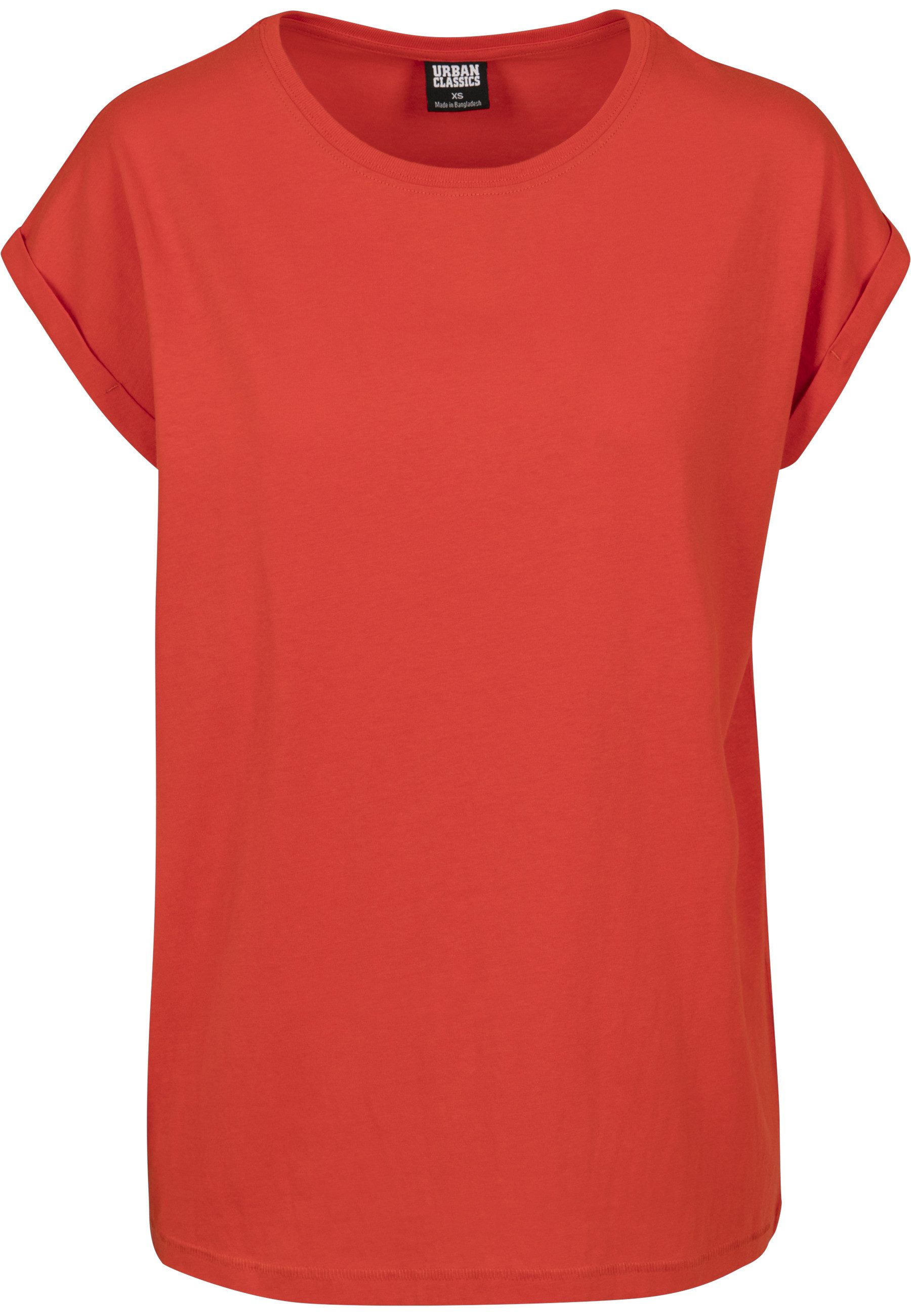URBAN CLASSICS Kurzarmshirt Urban Classics Damen Ladies Extended Shoulder Tee (1-tlg)