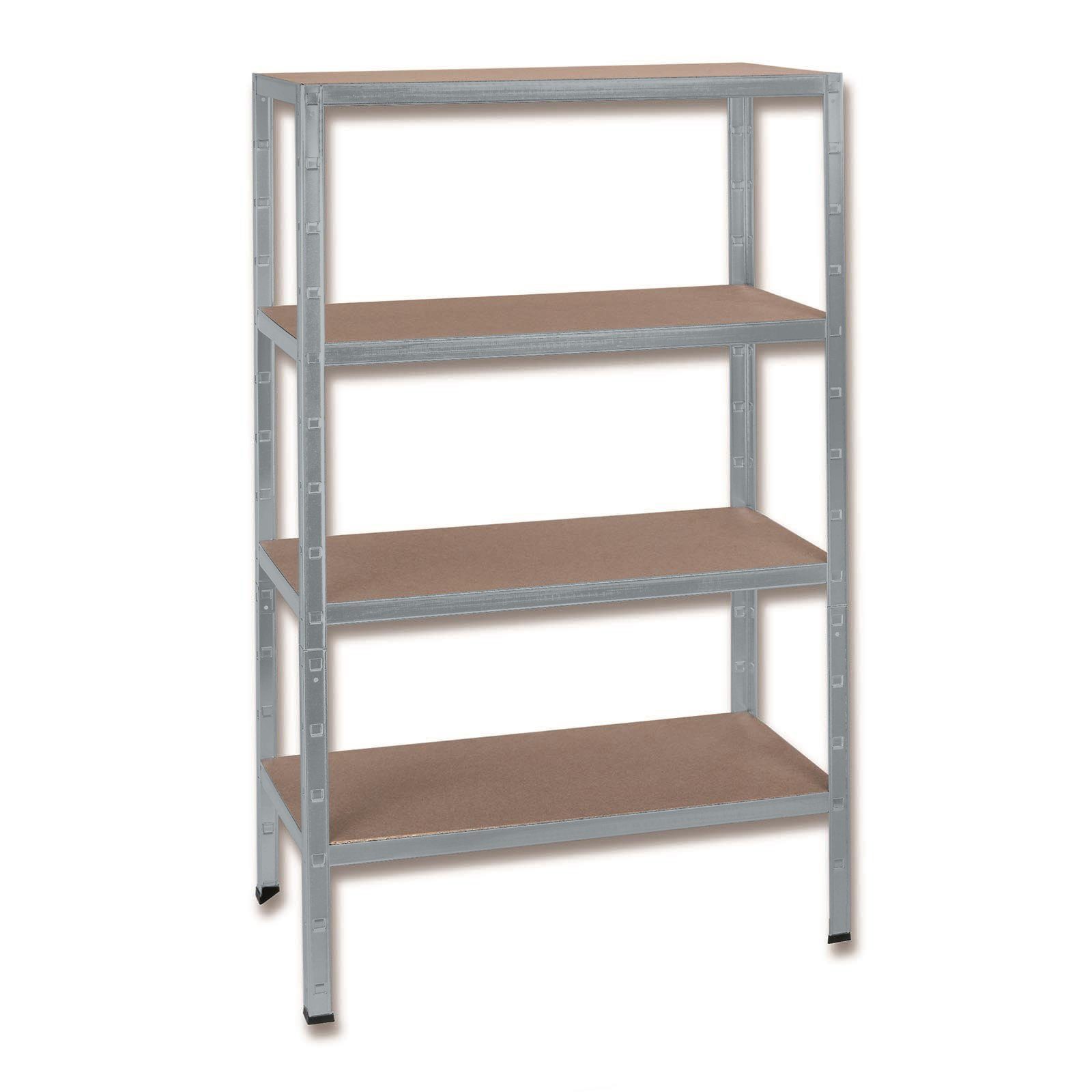 Relaxdays Schwerlastregal Verzinkt 5 Böden 150x75x30 Cm – Bis 875 Kg Tragend, Für Garage, Keller & Werkstatt
