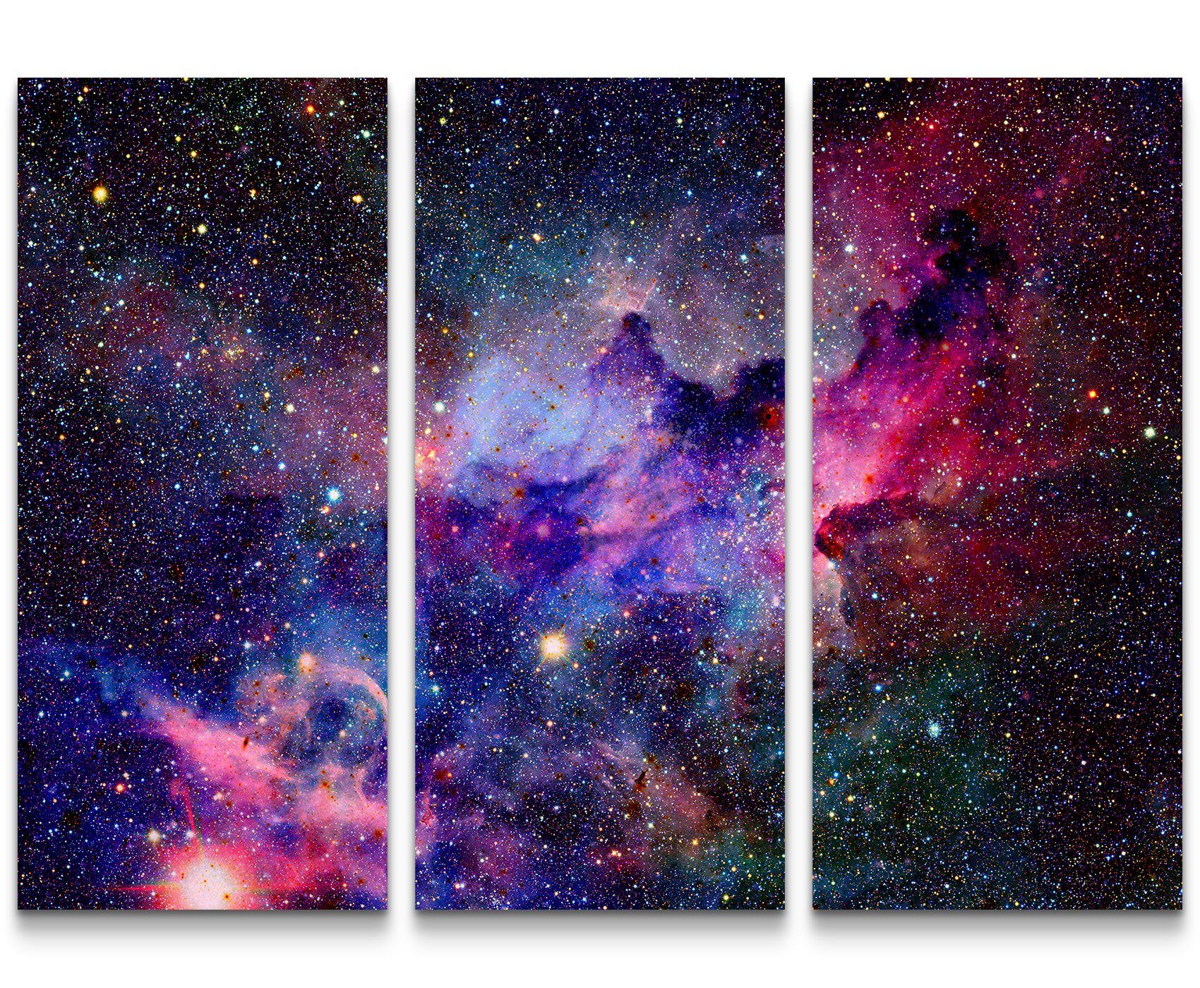 Sinus Art Leinwandbild Nebel und Galaxien günstig online kaufen