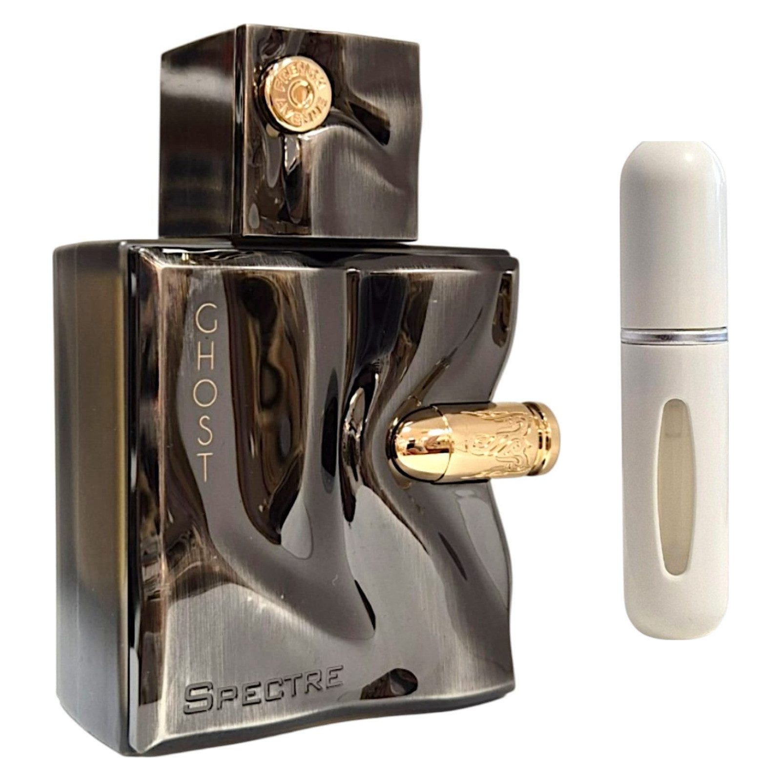 French Avenue Duft-Set Spectre Ghost EDP – Würzig, Holzig & Elegant + Parfümzerstäuber (leer)