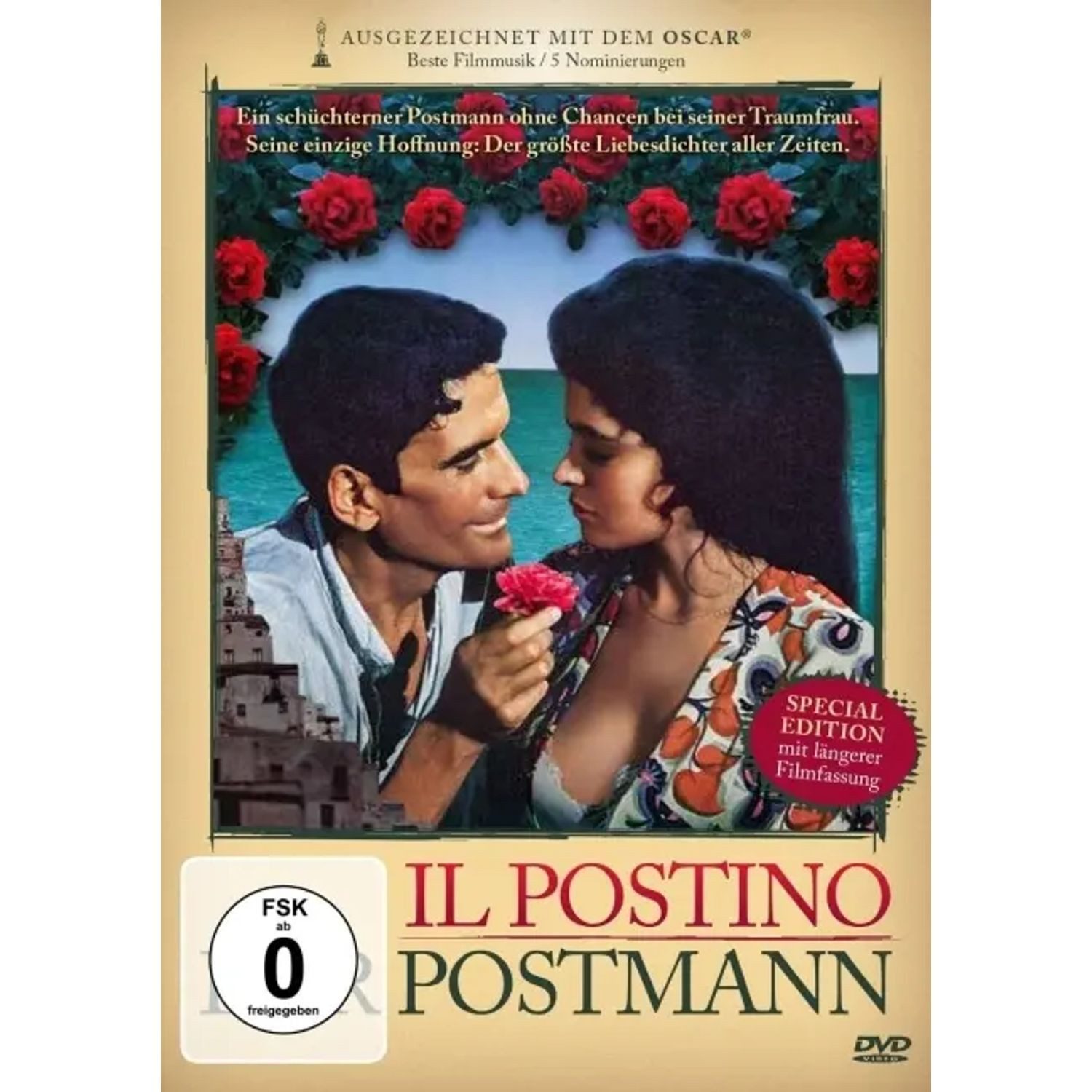 PLAION DVD Der Postmann - Il Postino, 1 DVD-Video