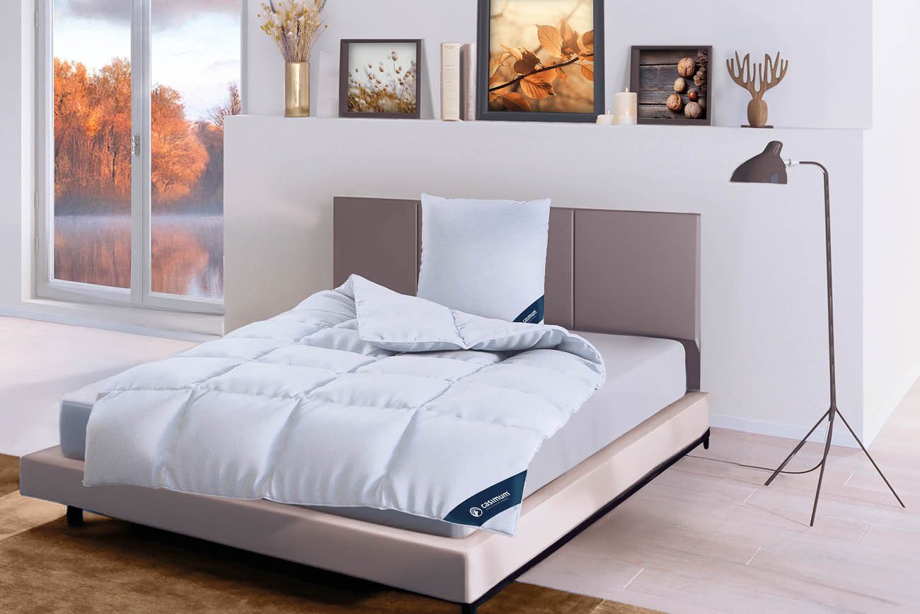 casimum Daunenbettdecke COMFORT Daunendecke 135x200, 155x220, 200x200 für S günstig online kaufen