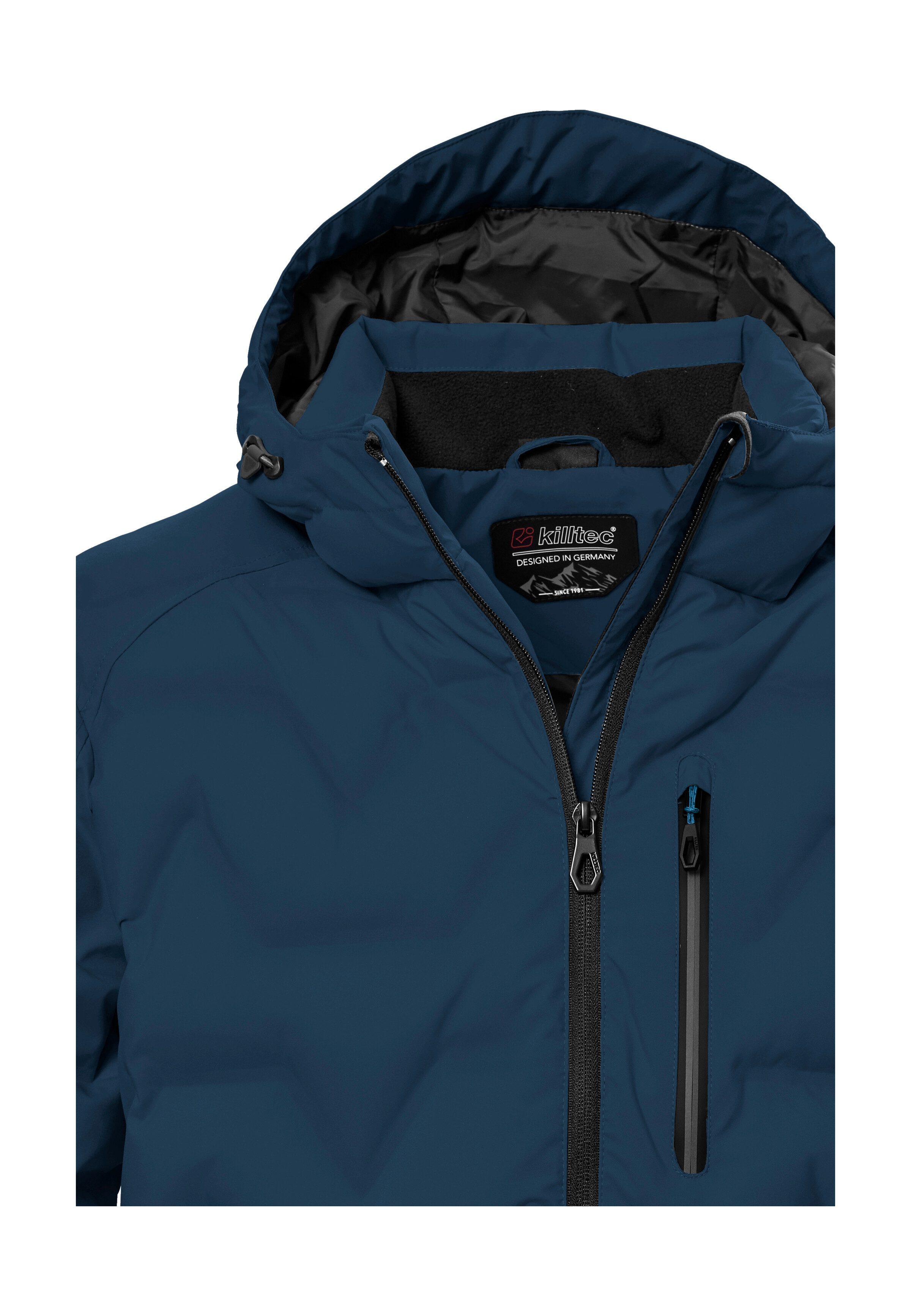 Killtec Steppjacke KOW 60 MN QLTD JCKT Wasser- und windabweisend, atmungsaktiv, verstellbare Kapuze