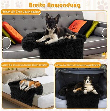 KOMFOTTEU Hundematte Hundebett, mit Sofabezug & Abnehmbarer Waschbarer Überzug