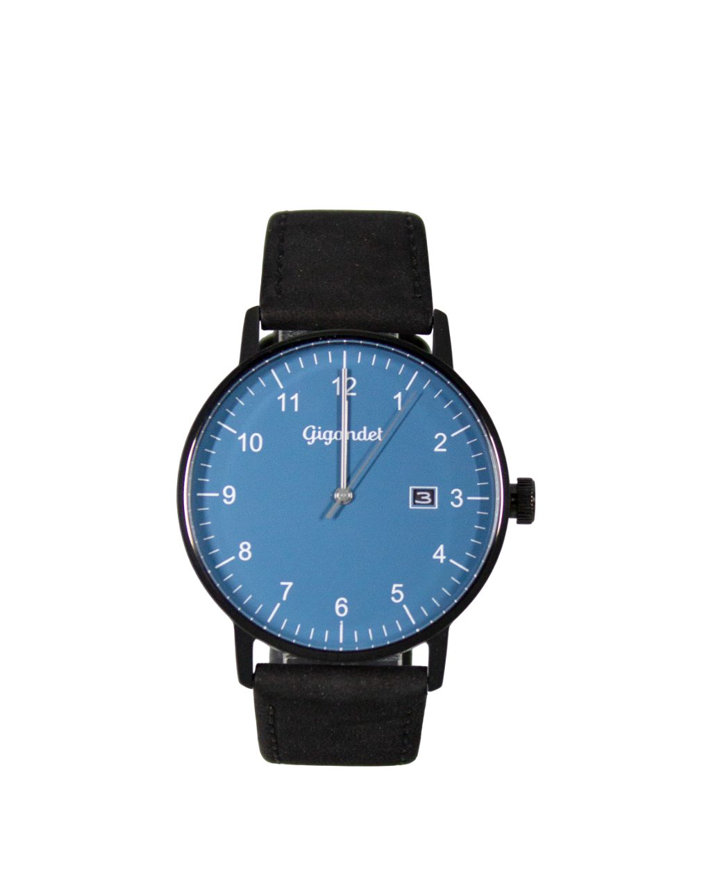 Gigandet Quarzuhr Herrenuhr, Armbanduhr, Businessuhr, 42mm, MINIMALISM G26-012, Mineralglas, Datumsanzeige, Edelstahlband, Flach, 3bar/30m wasserdicht