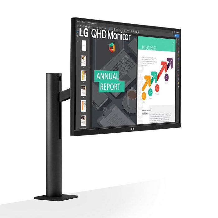 LG 27QN880-B LED-Monitor (68.58 cm/27 " 2560 x 1440 px 5 ms Reaktionszeit IPS 16:9 schwarz)