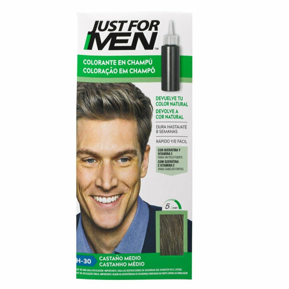 Just For Men Mascara Mittelbraunes Shampoo Farbe 30ml