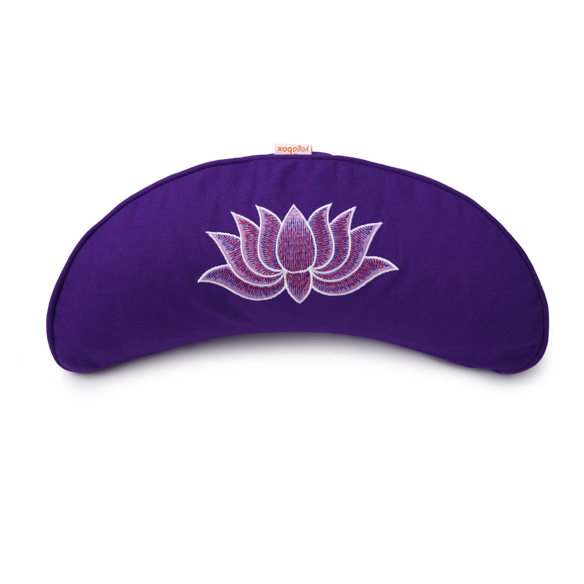 yogabox Halbmond-Kissen Yogakissen Halbmond BASIC Lotus Stick multicolor, robust, anpassbare Füllmenge