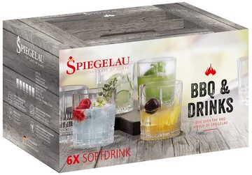 SPIEGELAU Gläser-Set BBQ & DRINK Softdrink Set 6tlg., Kristallglas